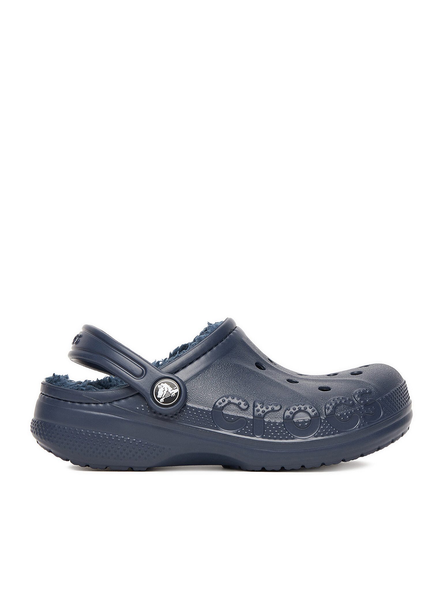 Crocs Crocs Mädchen Flip-Flops Crocs-C-BAYA LINED CLOG K 207500-463 Navy Blu Badepantolette