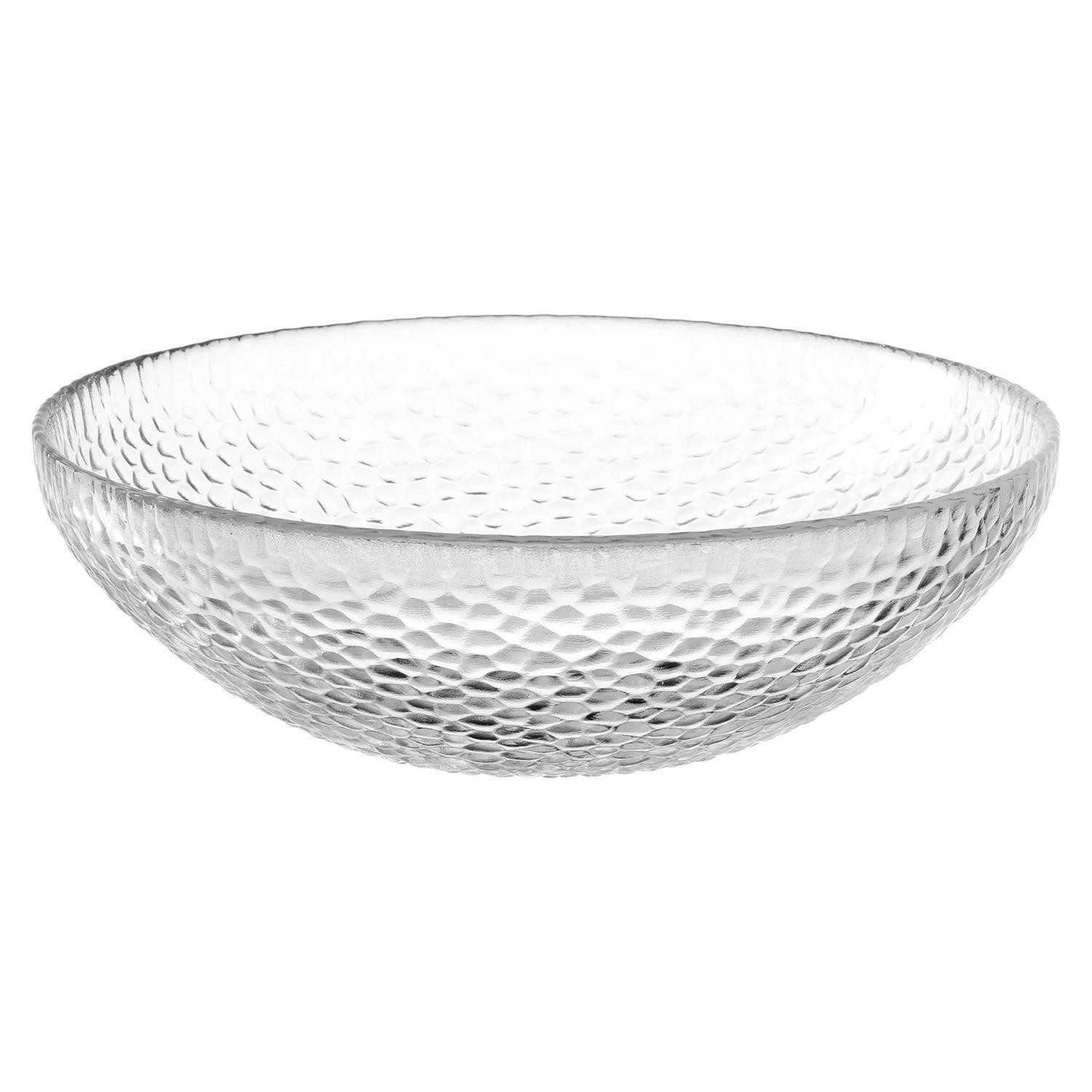 LEONARDO Schale Snackschale MARTELLO, Ø 22 cm, Transparent, Glas, (1-tlg), Spülmaschinengeeignet