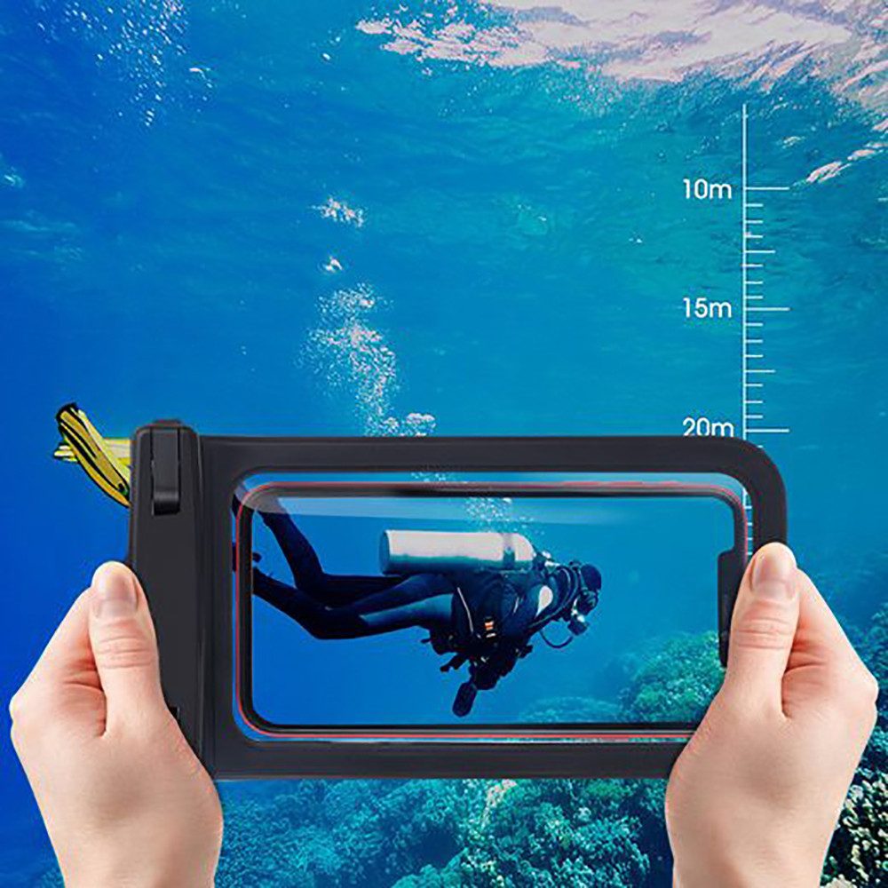 FOUORTUNATE-BEE Handyhülle Wasserdichte Handy Schutzhülle Unterwasserhülle Handytasche