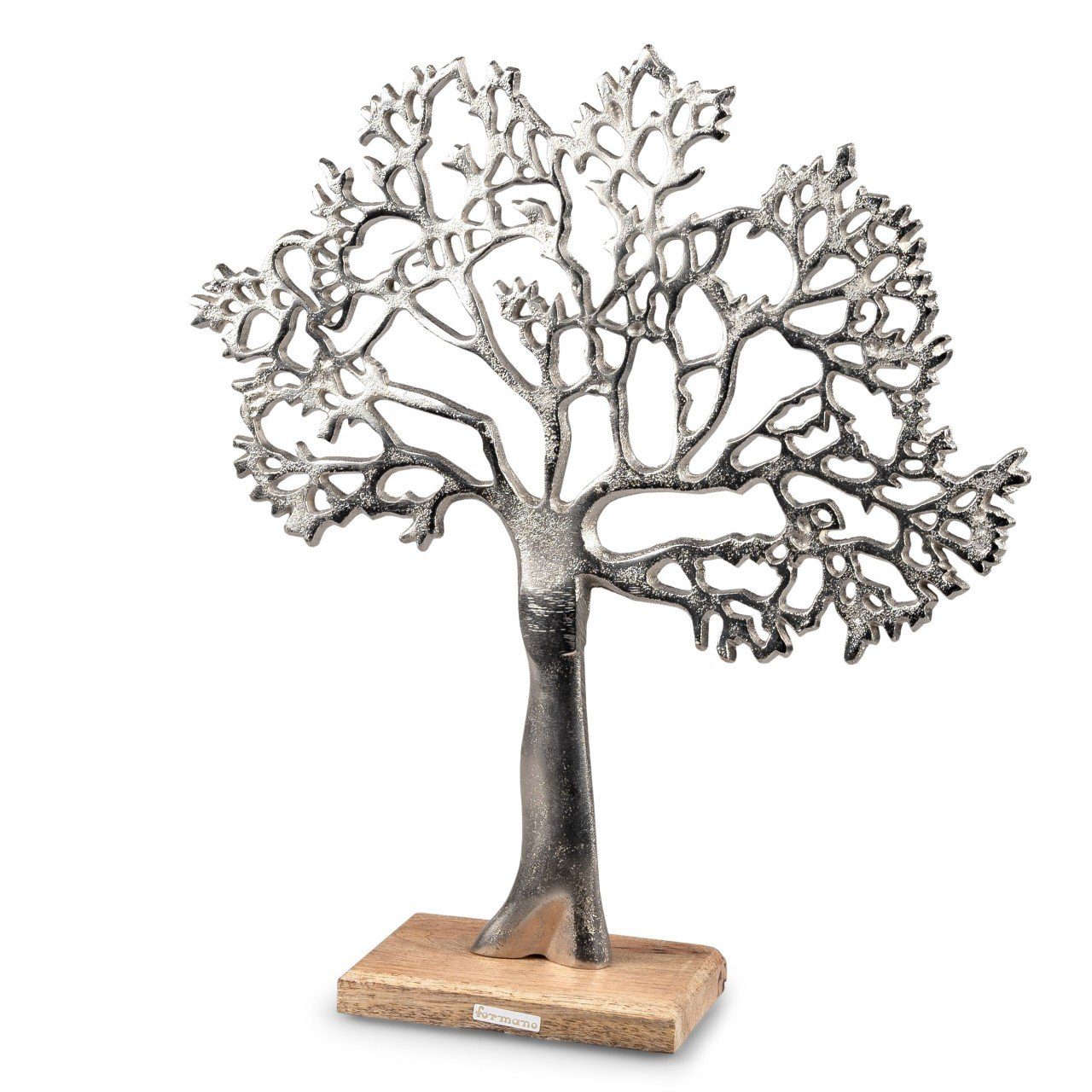 Dekoobjekt formano H:43cm Lebensbaum, Metall B:38cm Silber