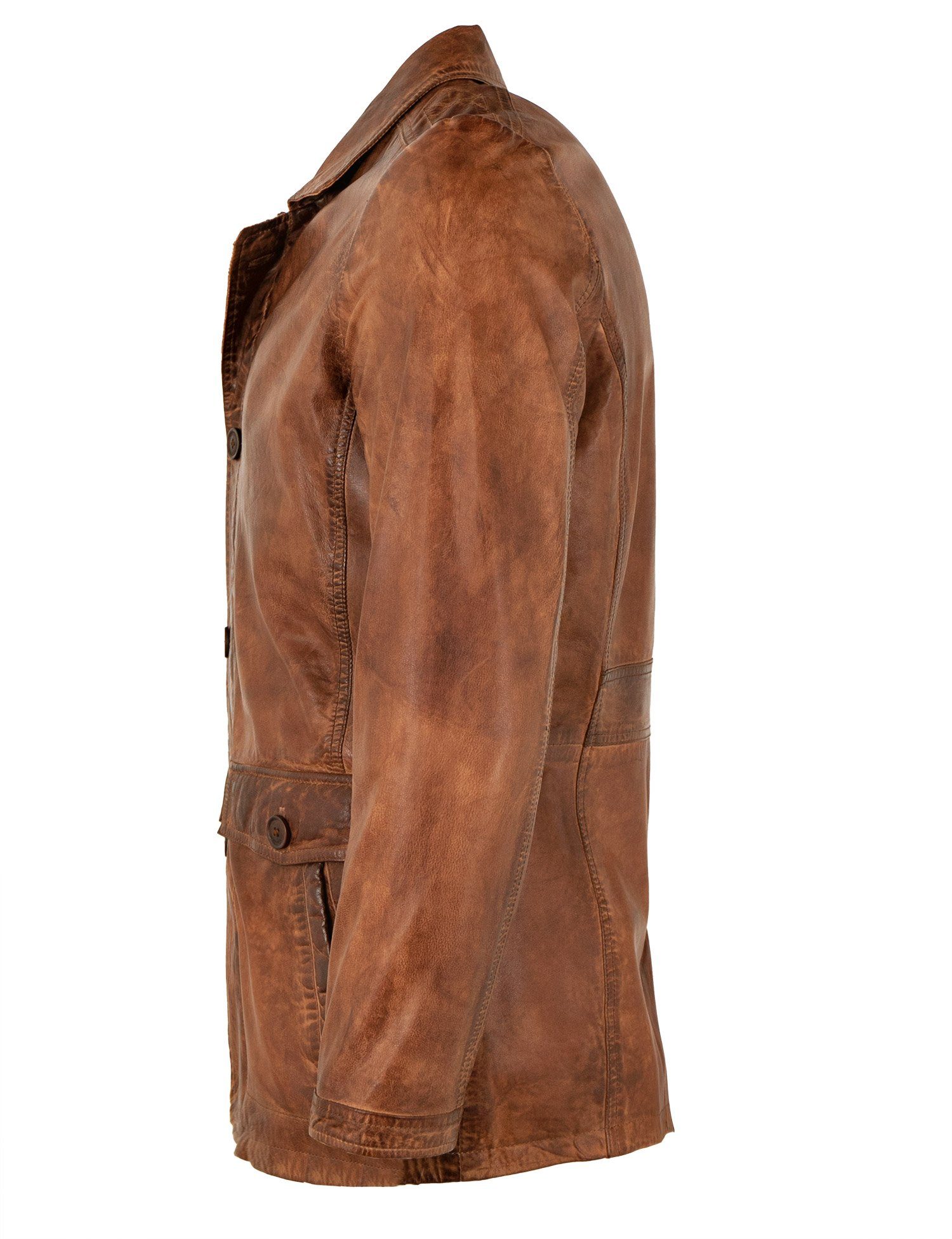 Maddox Lederjacke Anthony MADDOX - Herren Lederjacke Lammnappa cognac günstig online kaufen
