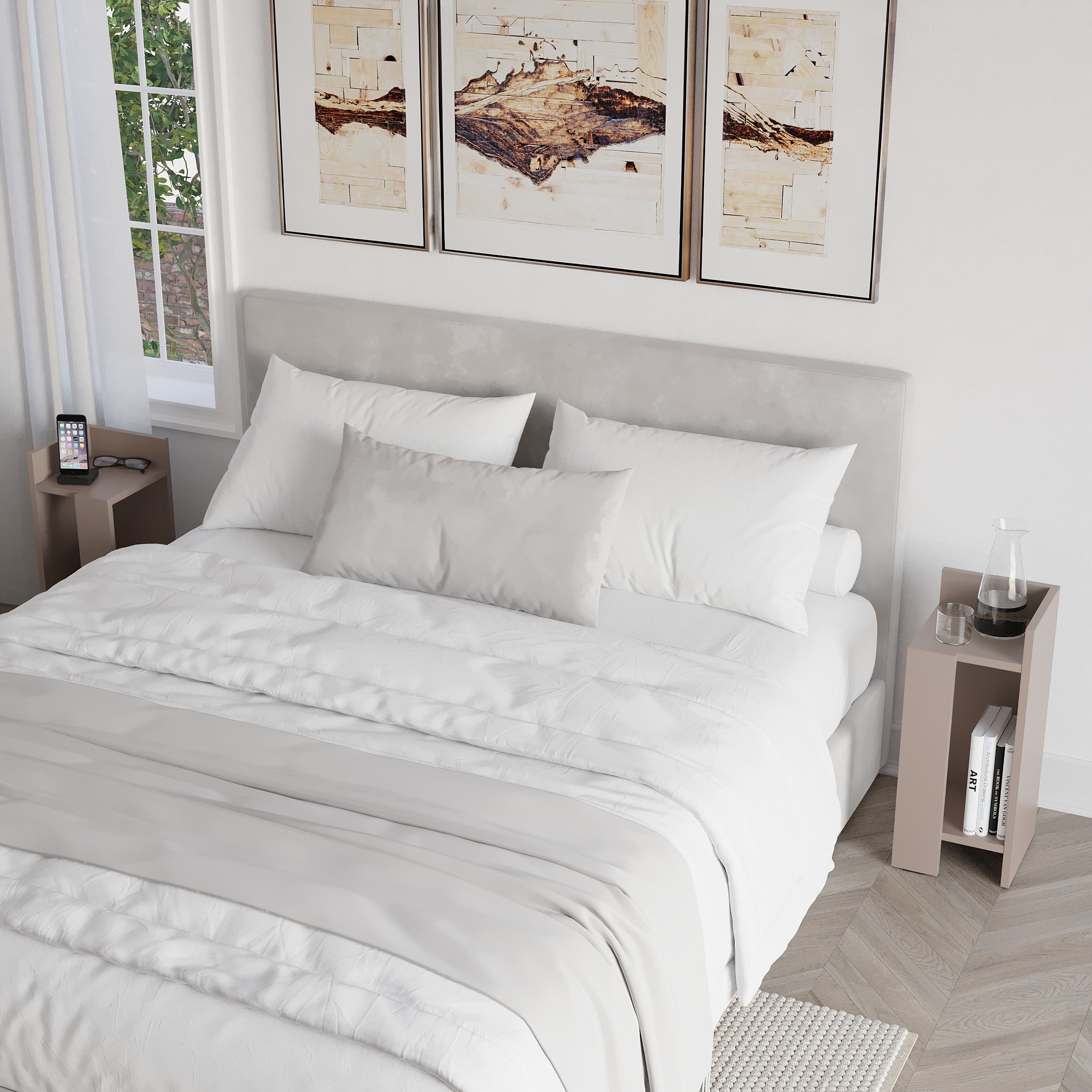 Decortie Nachttisch Elos (Set, 2 Nachttisch), Modern Nachttisch Links Und R günstig online kaufen