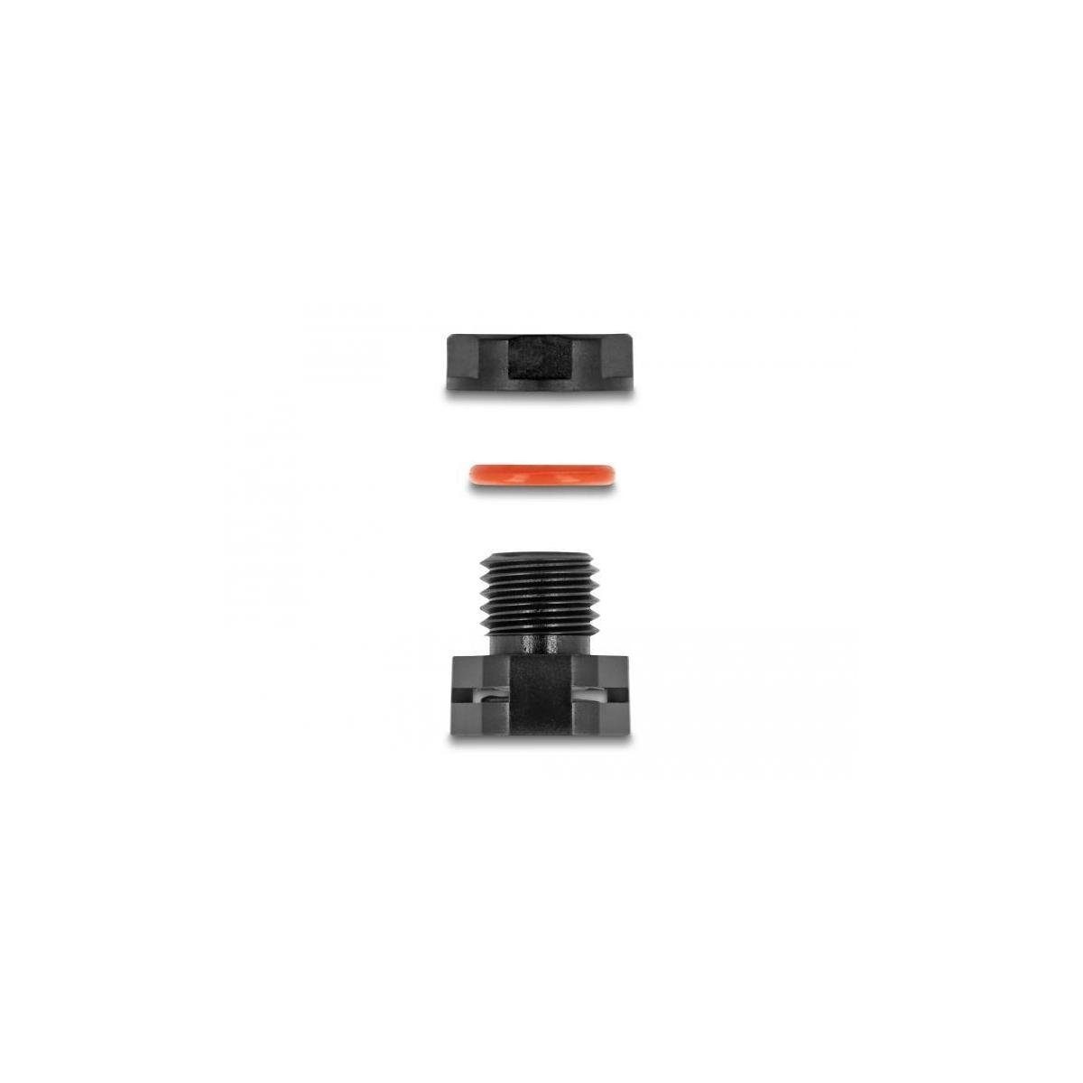 schwarz Kabelverbinder-Sortiment M12 Druckausgleichselement Delock 60479 2 - Stück