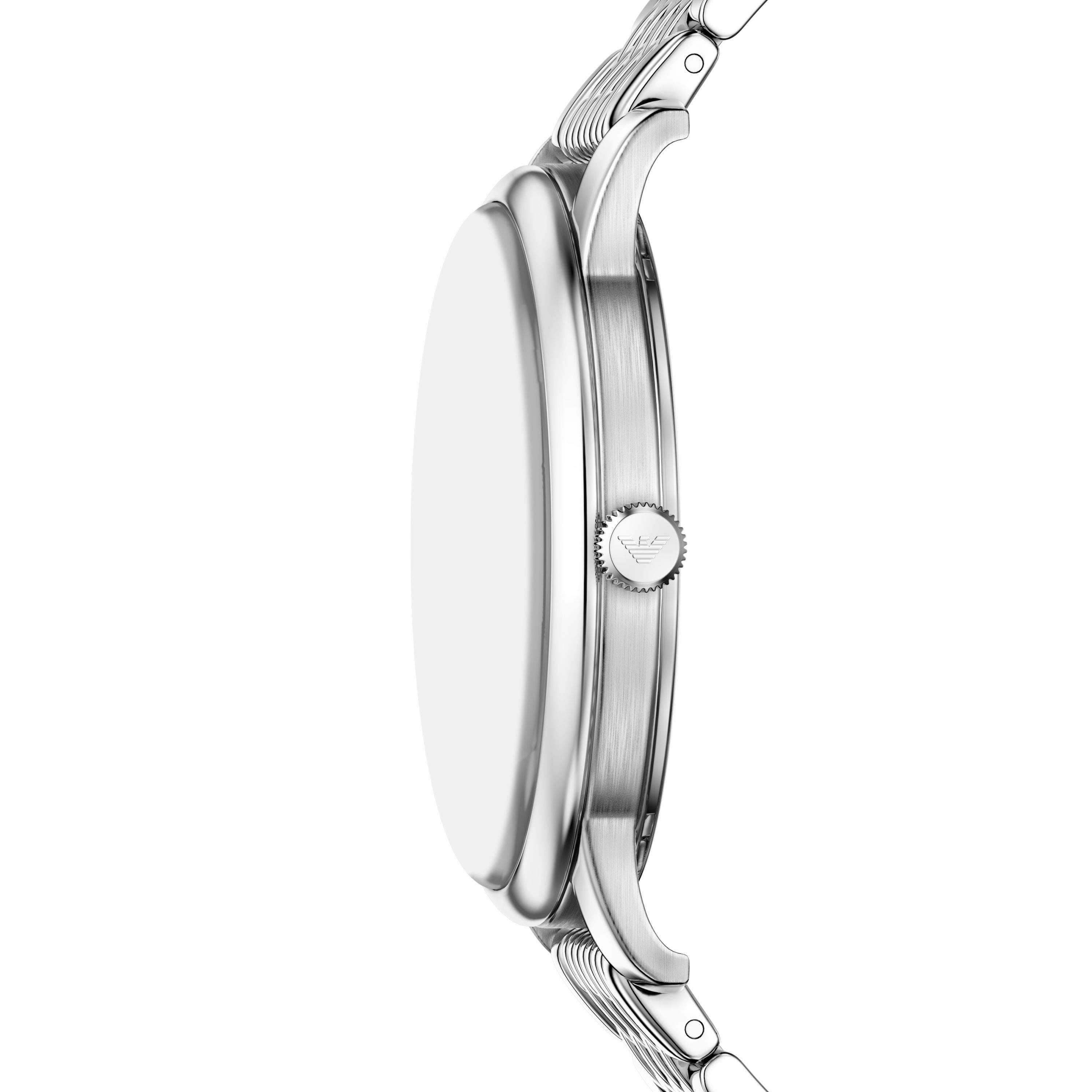 Emporio Armani Quarzuhr AR80087SET, (Set, 2-tlg., mit Armband), Armbanduhr, Herrenuhr, Edelstahlarmband, Ideal auch als Geschenk