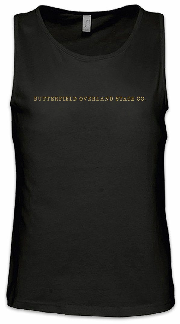 Urban Backwoods Tanktop Butterfield Overland Stage Co. Ärmelloses T-Shirt Mail Hateful Post Postkutsche Eight Stagecoach Trail