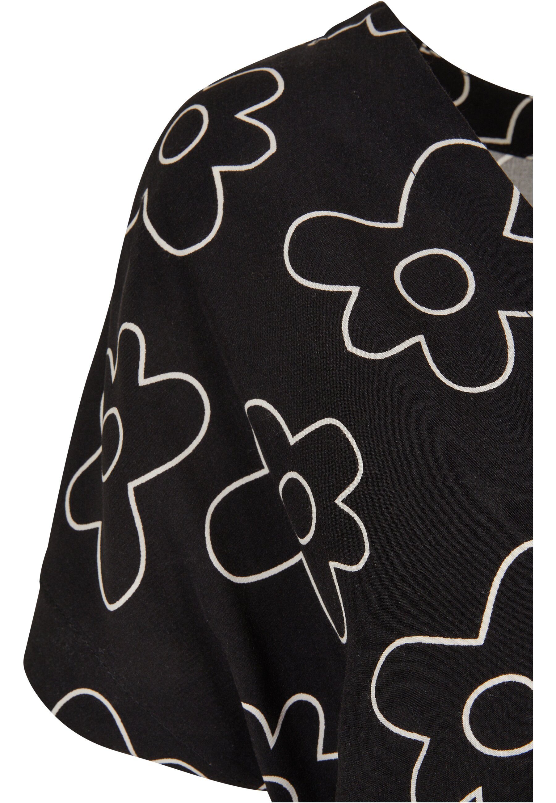 (1-tlg) Ladies Damen blackflower CLASSICS Jumpsuit Jumpsuit URBAN Viscose Short Belt