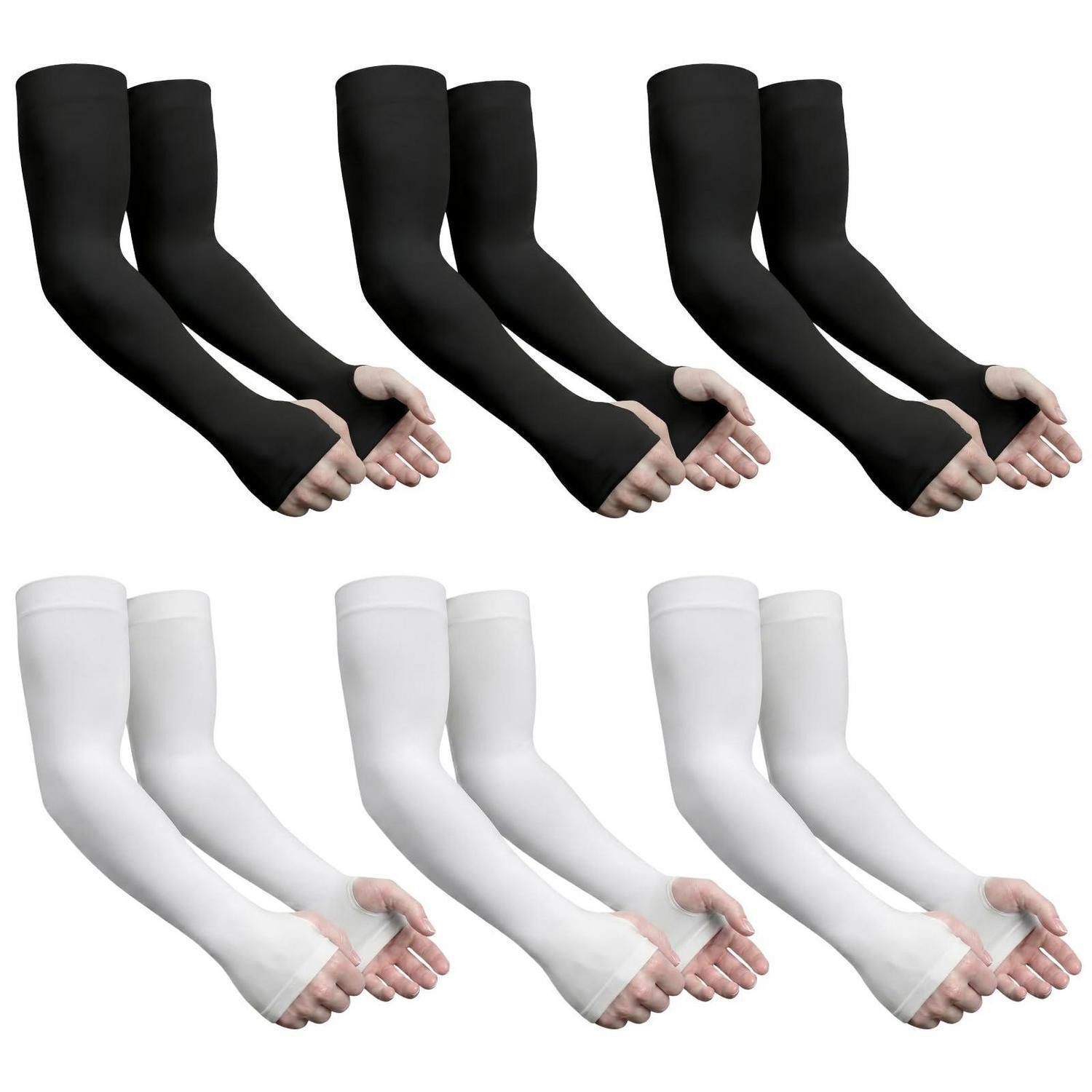 LuxusKollektion Armlinge Arm Sleeves UV Schutz Kühlend 6 Paar