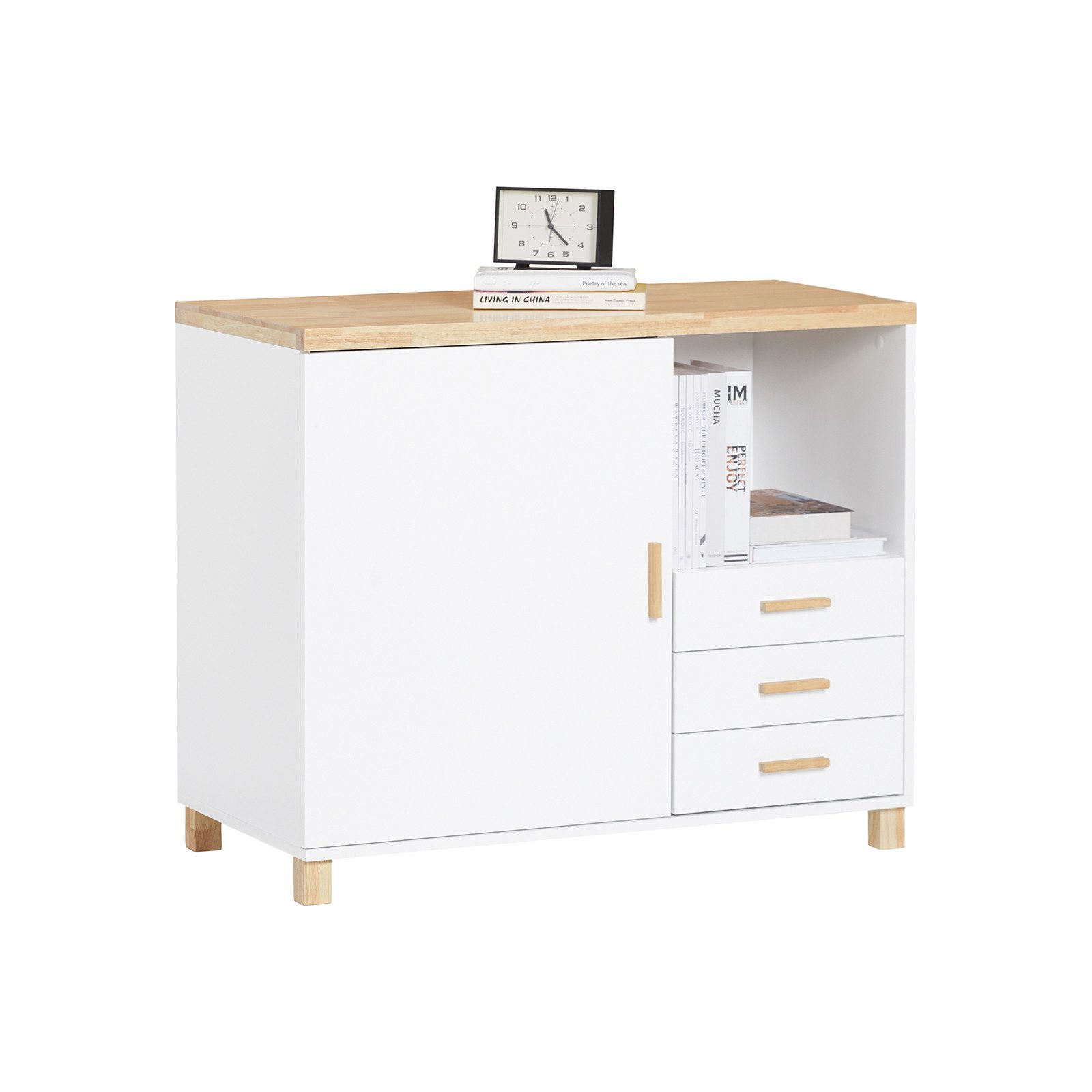 SoBuy Sideboard ASK07, Küchenschrank Sideboard Aufbewahrungsschrank günstig online kaufen