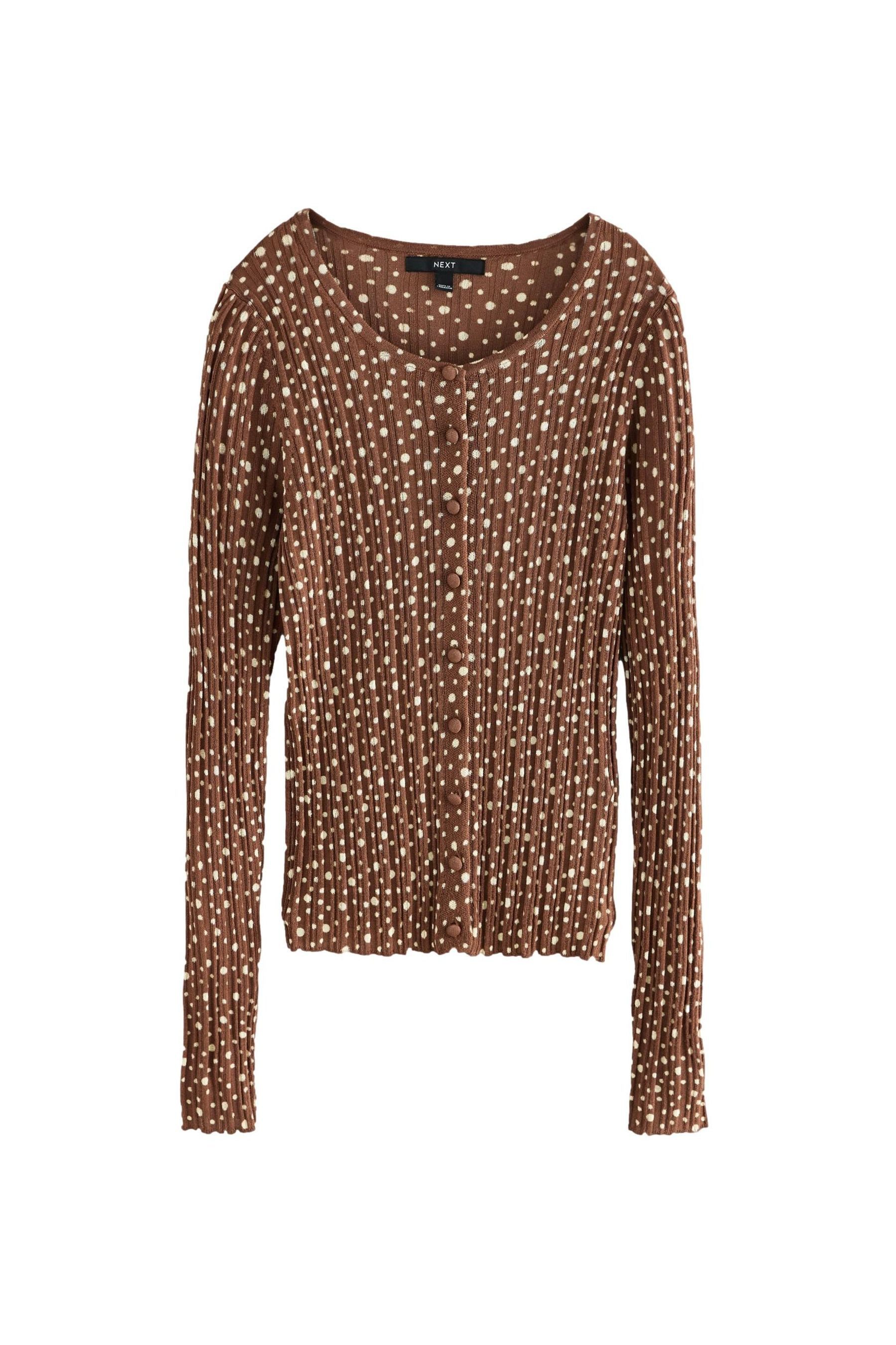 Next Strickjacke Gerippte, geknöpfte Feinstrick-Strickjacke (1-tlg) günstig online kaufen