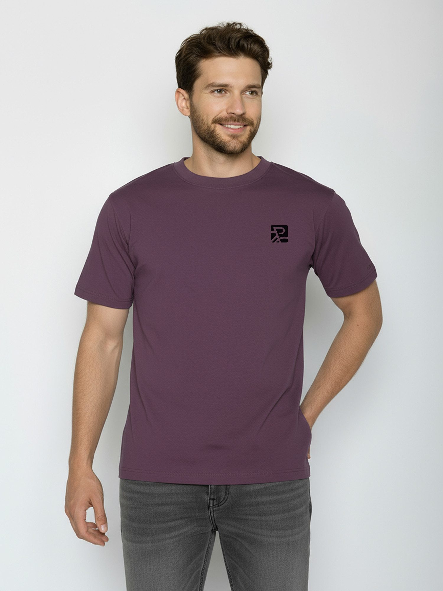 GreenBomb T-Shirt Fusion Bike Square (1-tlg., 1) Fusion Fit, weiter und länger geschnitten, Bio-Baumwolle