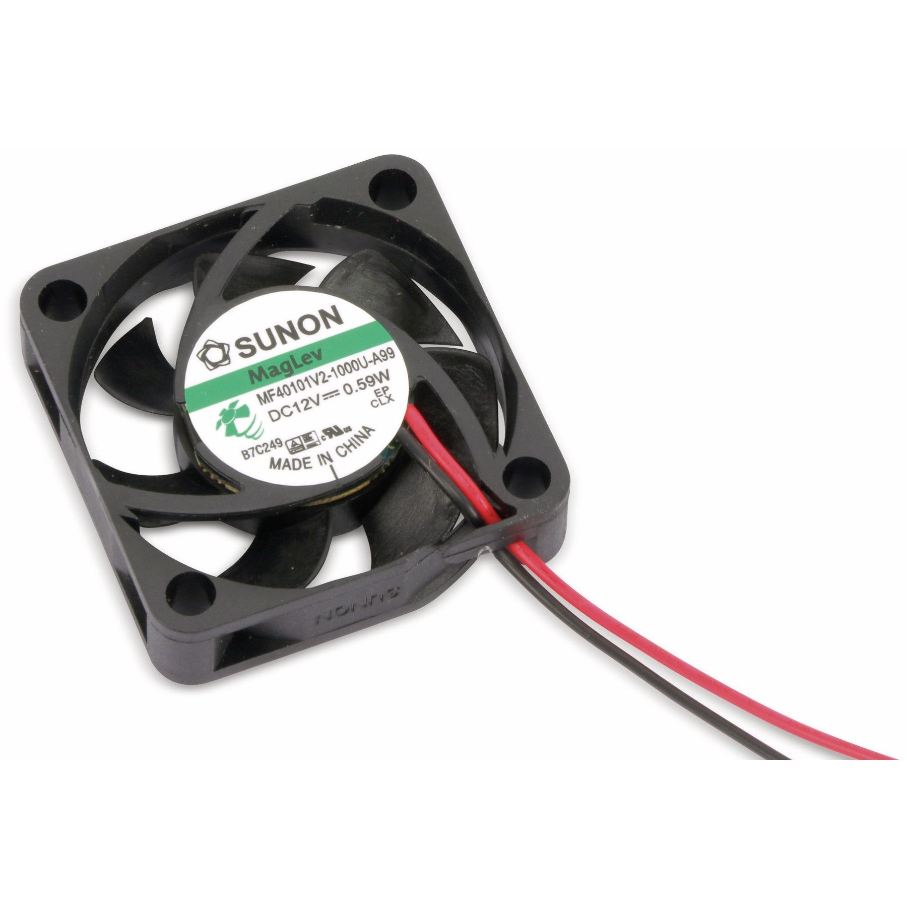 Sunon Gehäuselüfter SUNON Axiallüfter MF40101V21000UA99, 40x40x10, 12V-, 0,48W