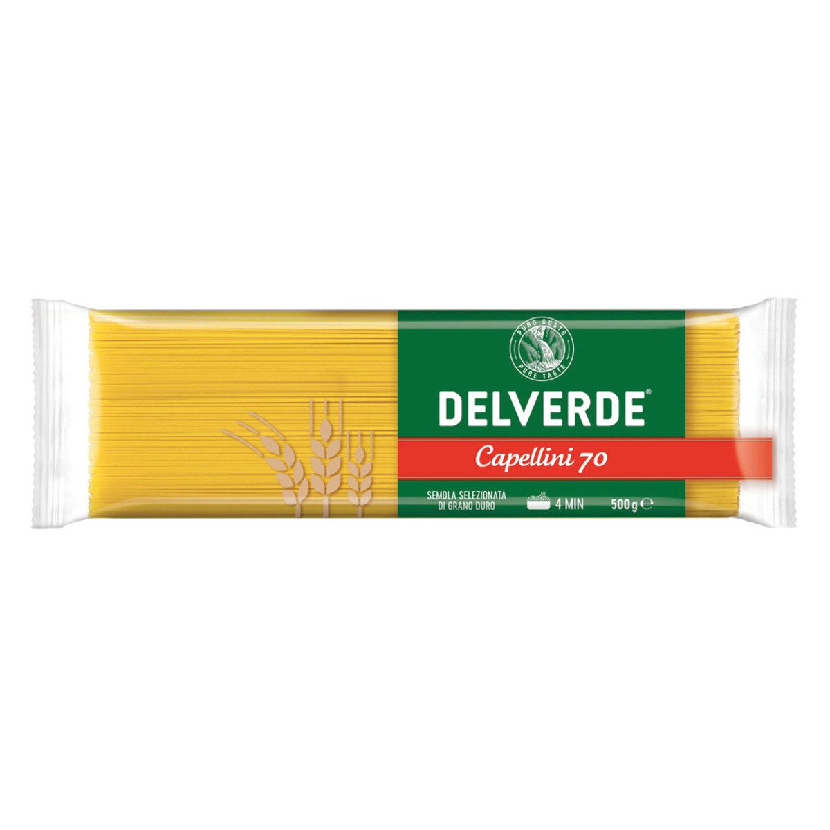 DELVERDE Nudeln, Delverde Capellini 70 dünne Spaghetti aus Hartweizengrieß 500g
