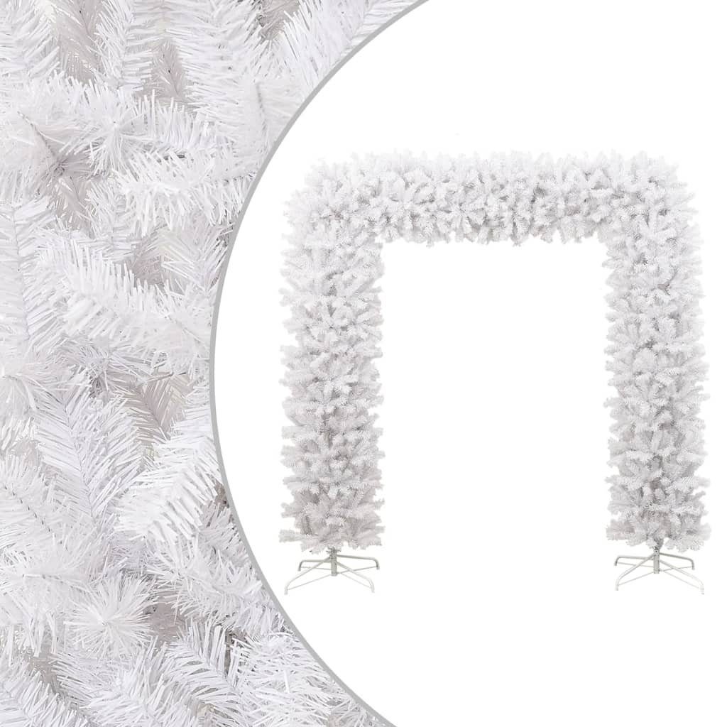 furnicato Künstlicher Weihnachtsbaum Weihnachtsgirlande Weiß 240 cm