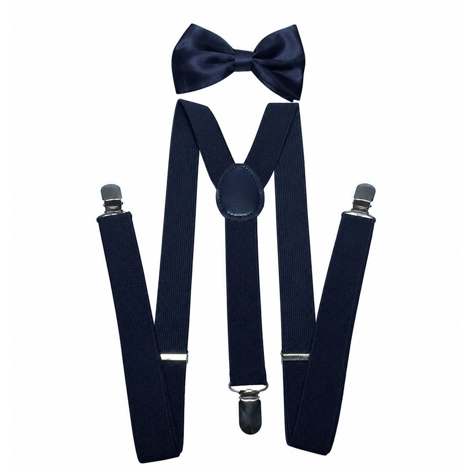 MOPUEA Hosenträger Hosenträger mit 3 Clips, Bindeband, Y-Form, verstellbarer dehnbar (Y-Hosenträger-Set elastisch verstellbar, mit 3 Clips für Damen & Herrn, 2,5 x 100 cm, stark elastisch verstellbar passend bis ca. 180 cm Größe) Starke Elastizität 3 feste Clips verstellbar 100 cm lang sicherer Halt
