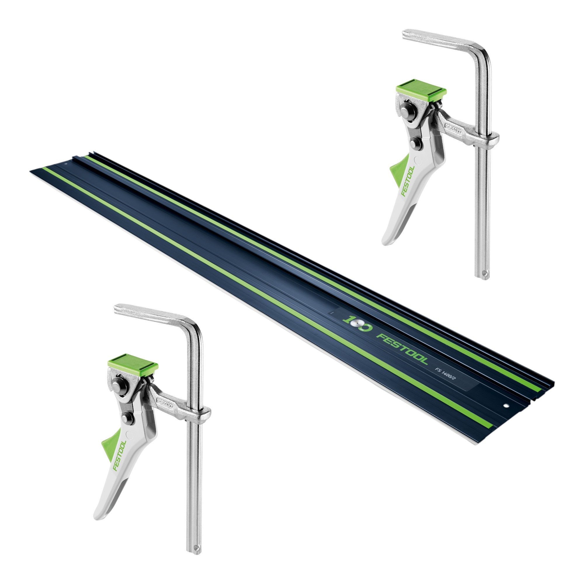 FESTOOL Maschinen-Führungsschienen FS 1400/2 BL Führungsschiene 1400 mm Blau (578246) 100Y Jubiläums