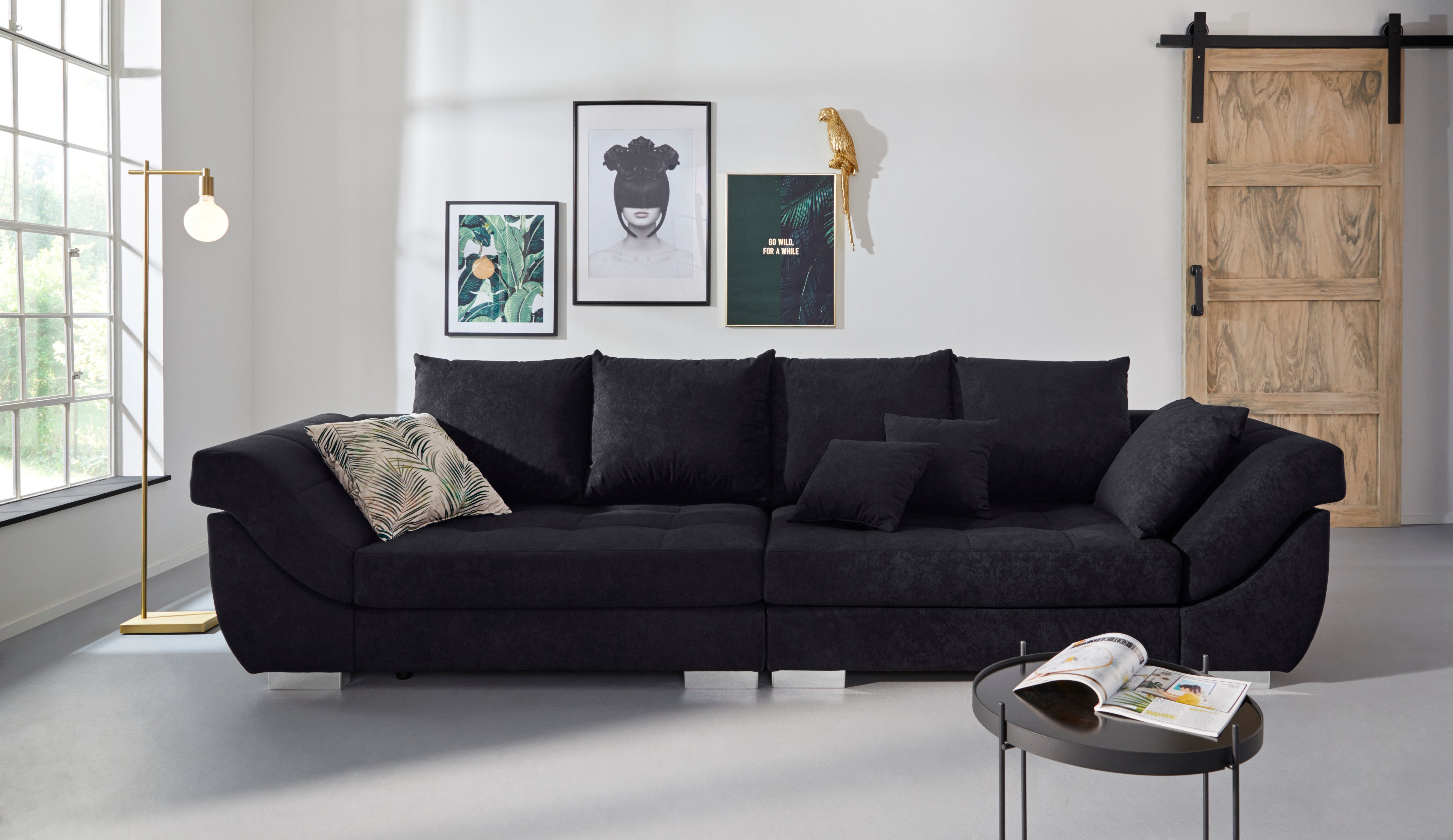 INOSIGN Big-Sofa »Rome«, Steppung im Sitzbereich, Federkern-Polsterung  online kaufen | OTTO