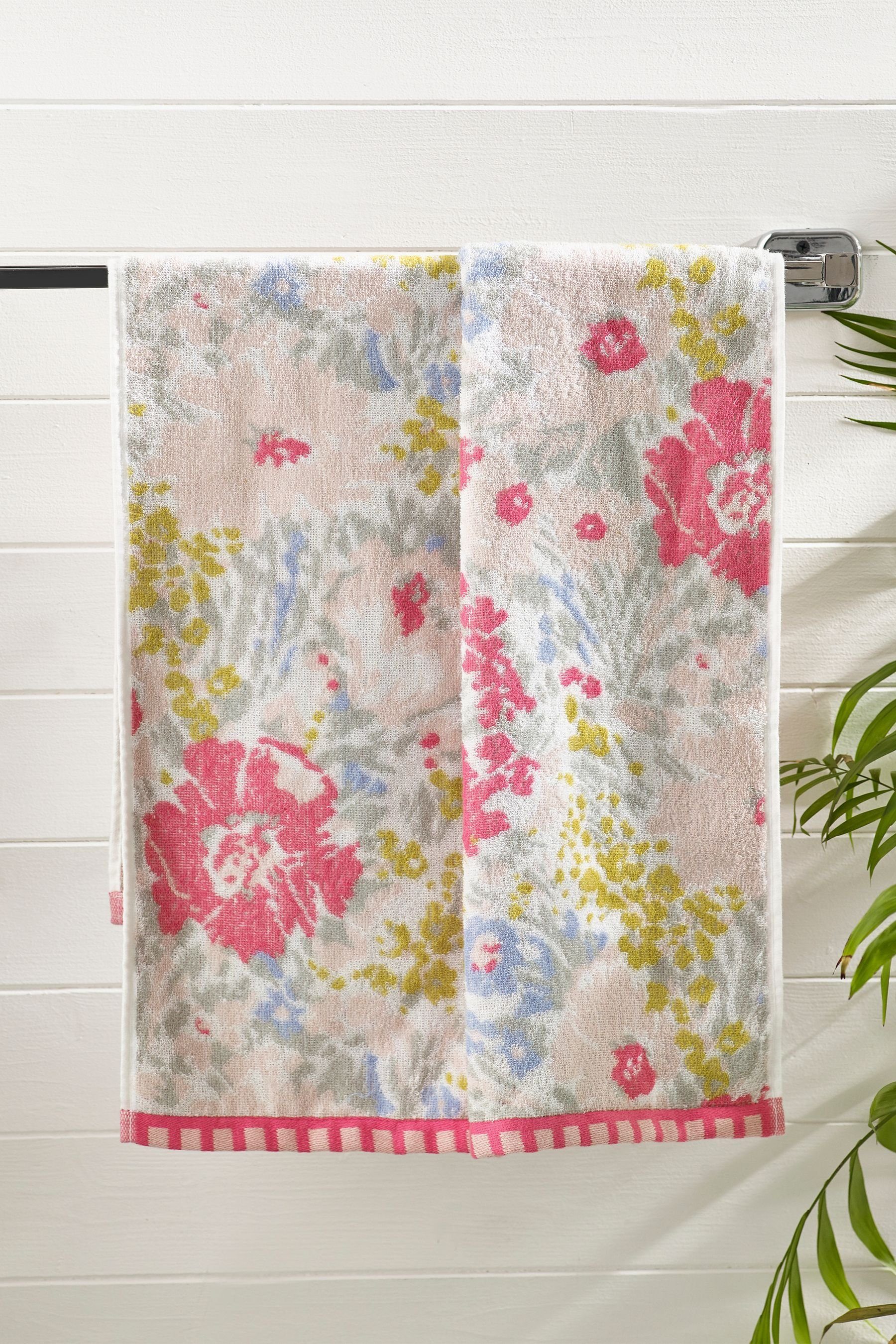 Next Handtuch Handtuch mit Blumenmuster, (1-St)