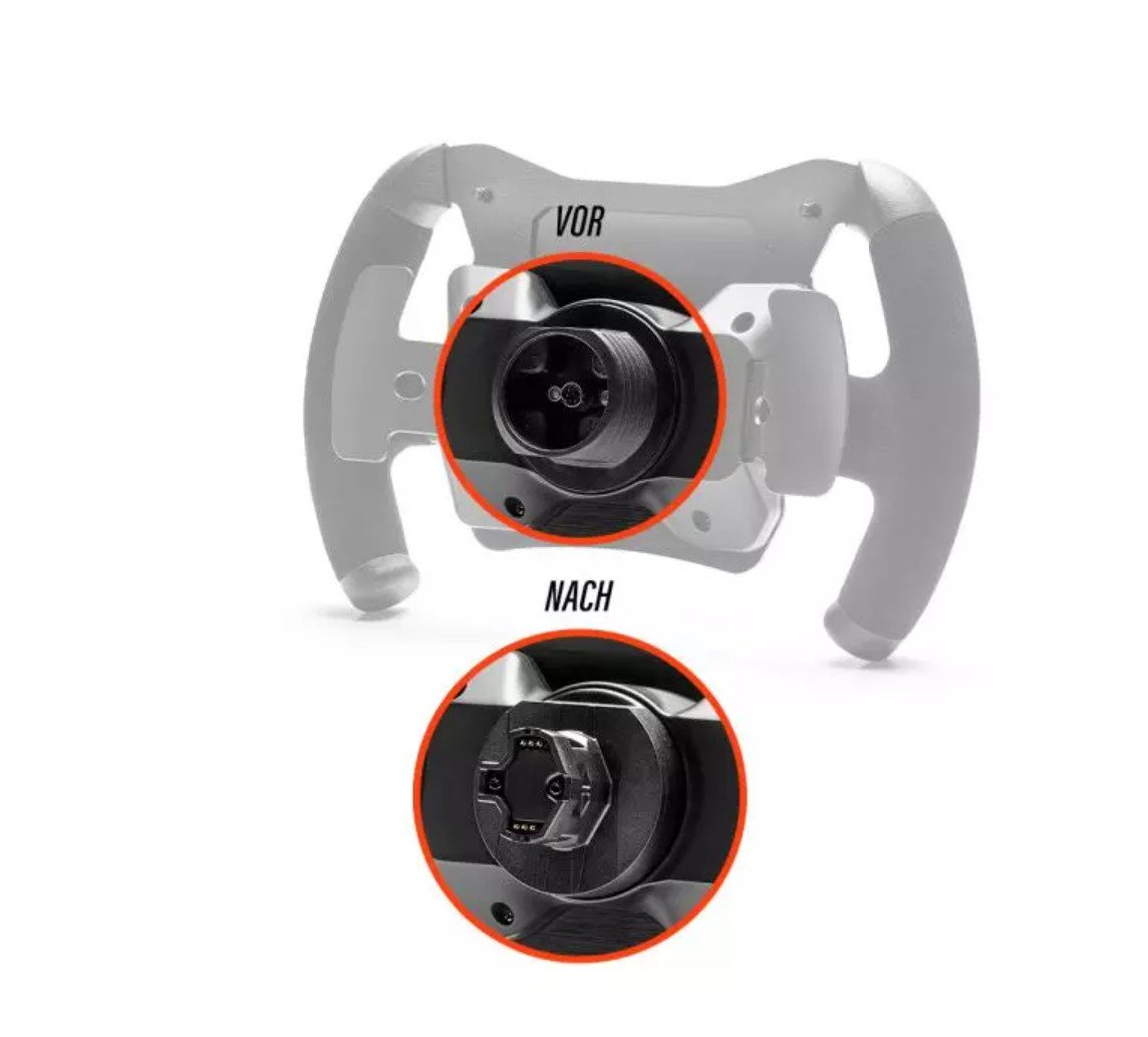 Thrustmaster Quick Release Upgrade PS5 PS4 PC XBOX T818 TGT AddOn´s Adapter