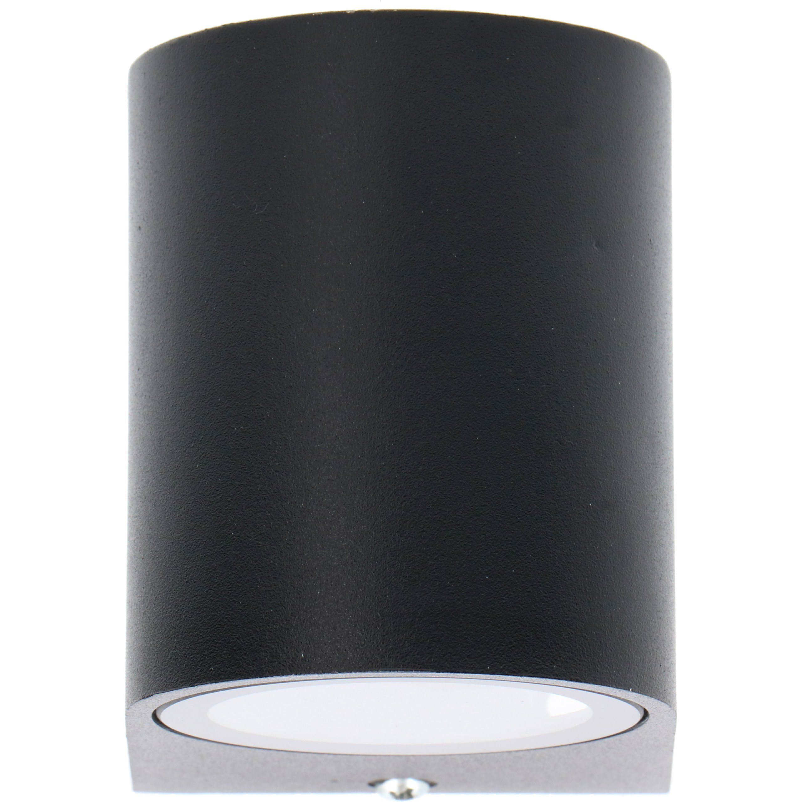 LED's light 1000500 Außen-Wandleuchte, LED, LED LED 35W bis Außen-Wandleuchte GU10 für und 1x IP44 schwarz Halogen