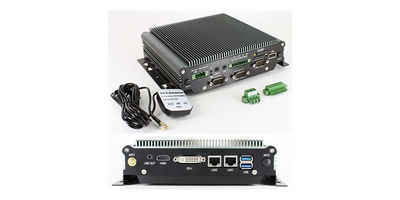 MiniPC.de FleetPC-4-D Car-PC-Komplettsystem (Intel N3060, 2GB RAM, 60GB SSD, Win Computer-Adapter