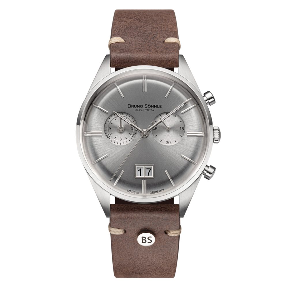 BRUNO SÖHNLE Luxusuhr 17-13233-241 Merano Chronograph, Bruno Söhnle, Herren, Chronograph, Kalbsleder
