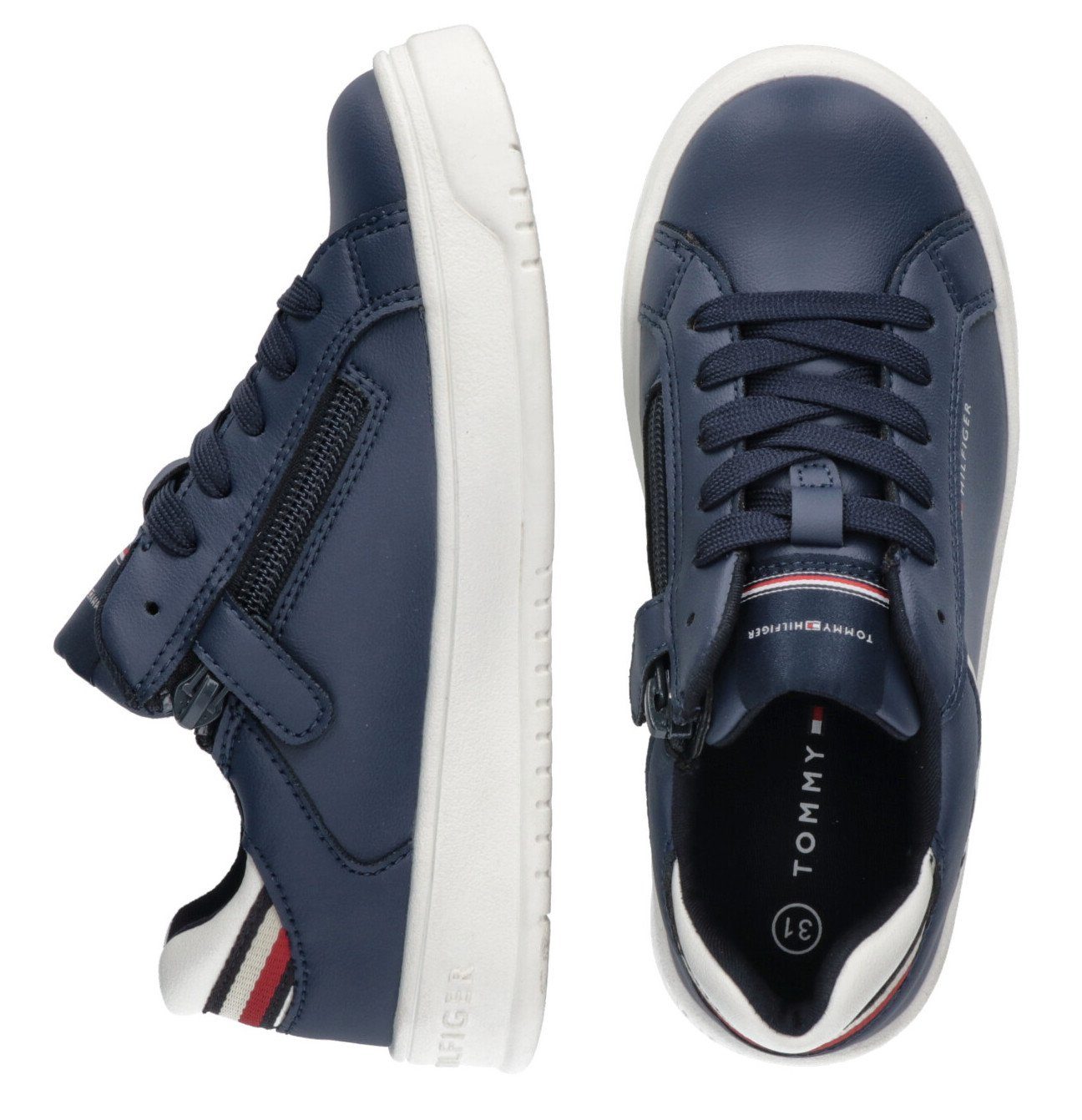 Tommy Hilfiger LOW LACE-UP SNEAKER Sneaker Retro Look BLUE im CUT