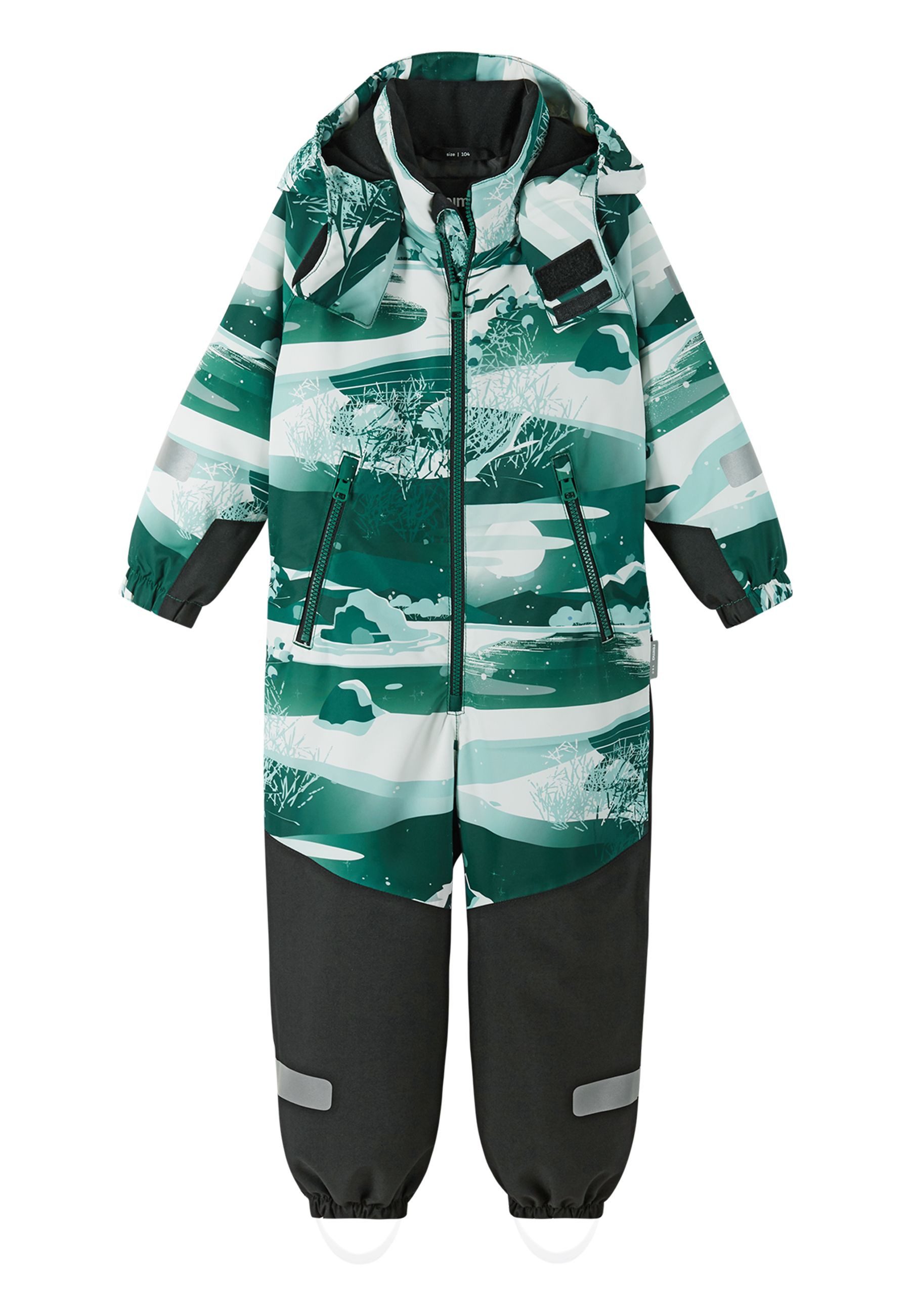 reima Schneeoverall WINTEROVERALL KURIKKA Verstärkungen an Beinen und Hinterteil