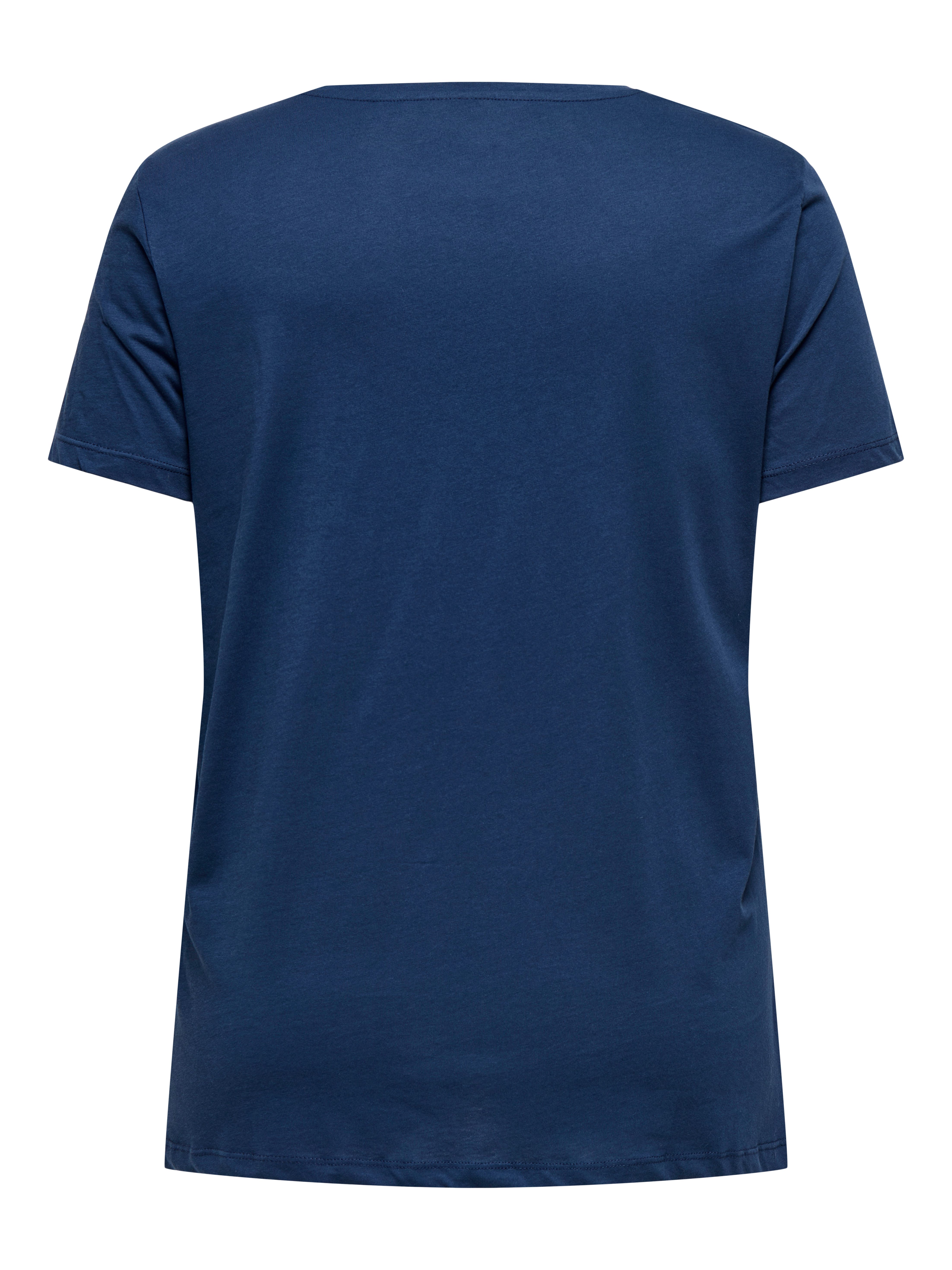 ONLY CARMAKOMA Kurzarmshirt CARNINNA LIFE S/S O-NECK REG TEE JRS BS günstig online kaufen