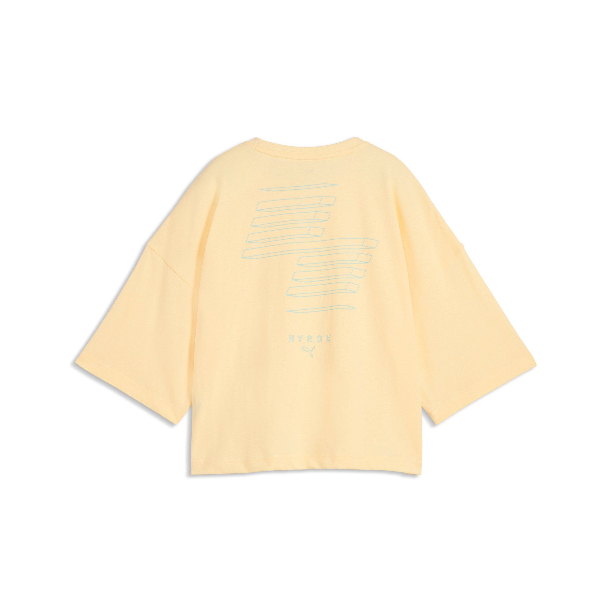 PUMA Trainingsshirt W X HYROX CROPPED LIFESTYLE TEE Regular Fit, Kurzarm, für sportliche Aktivitäten