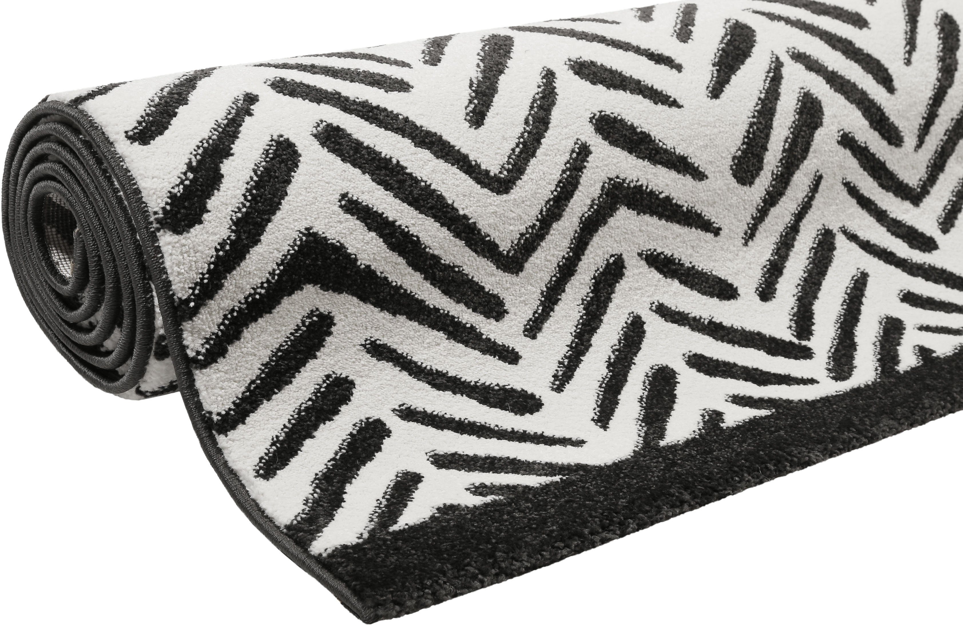 Esprit Teppich Congo, ESP-40100, rechteckig, Höhe: 13 mm, modernes Design, Kurzflor, Schlafzimmer, Wohnzimmer