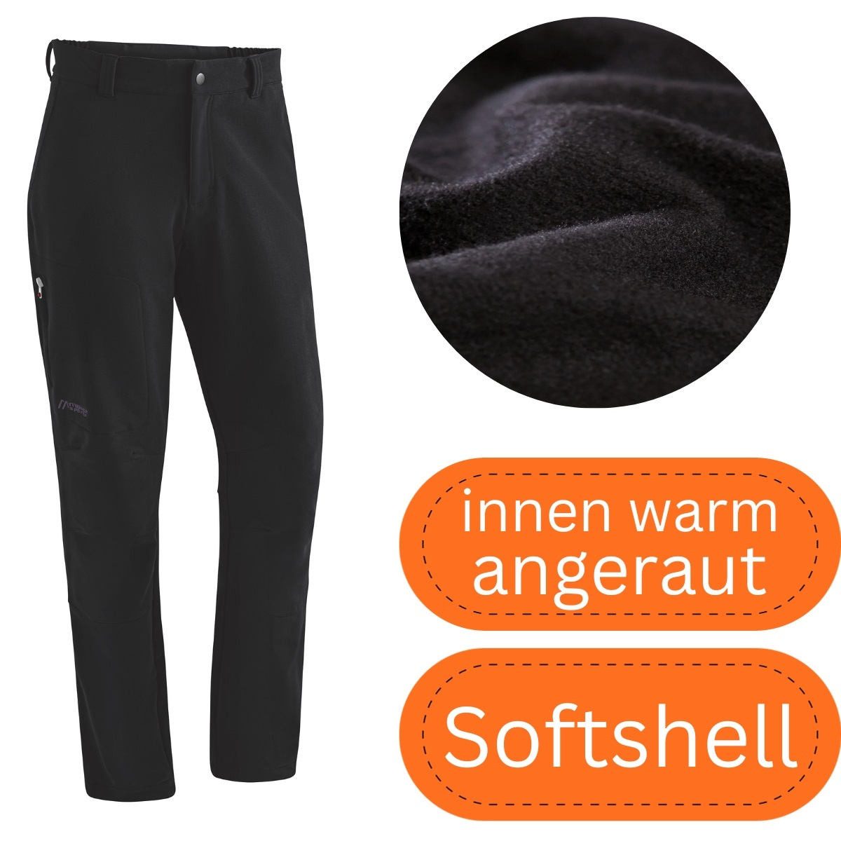 RennerXXL Softshellhose Maier Sports Herrmann XXL Winter Wanderhose Herren Übergrößen