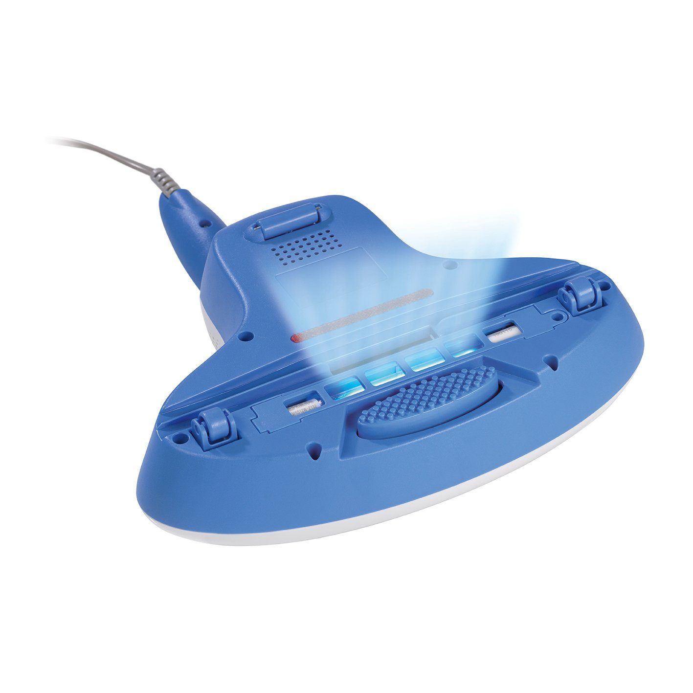 CLEANmaxx Matratzenreinigungsgerät mit UV-C-Licht – Reinigen & Desinfizieren -blau – 300W, Milben-Handstaubsauger blau
