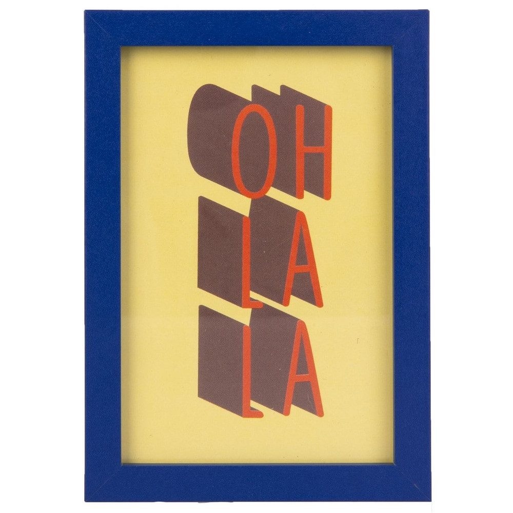 MICA Bilderrahmen Bilderrahmen blau - ca. 10 x 15 cm - 1 Stück