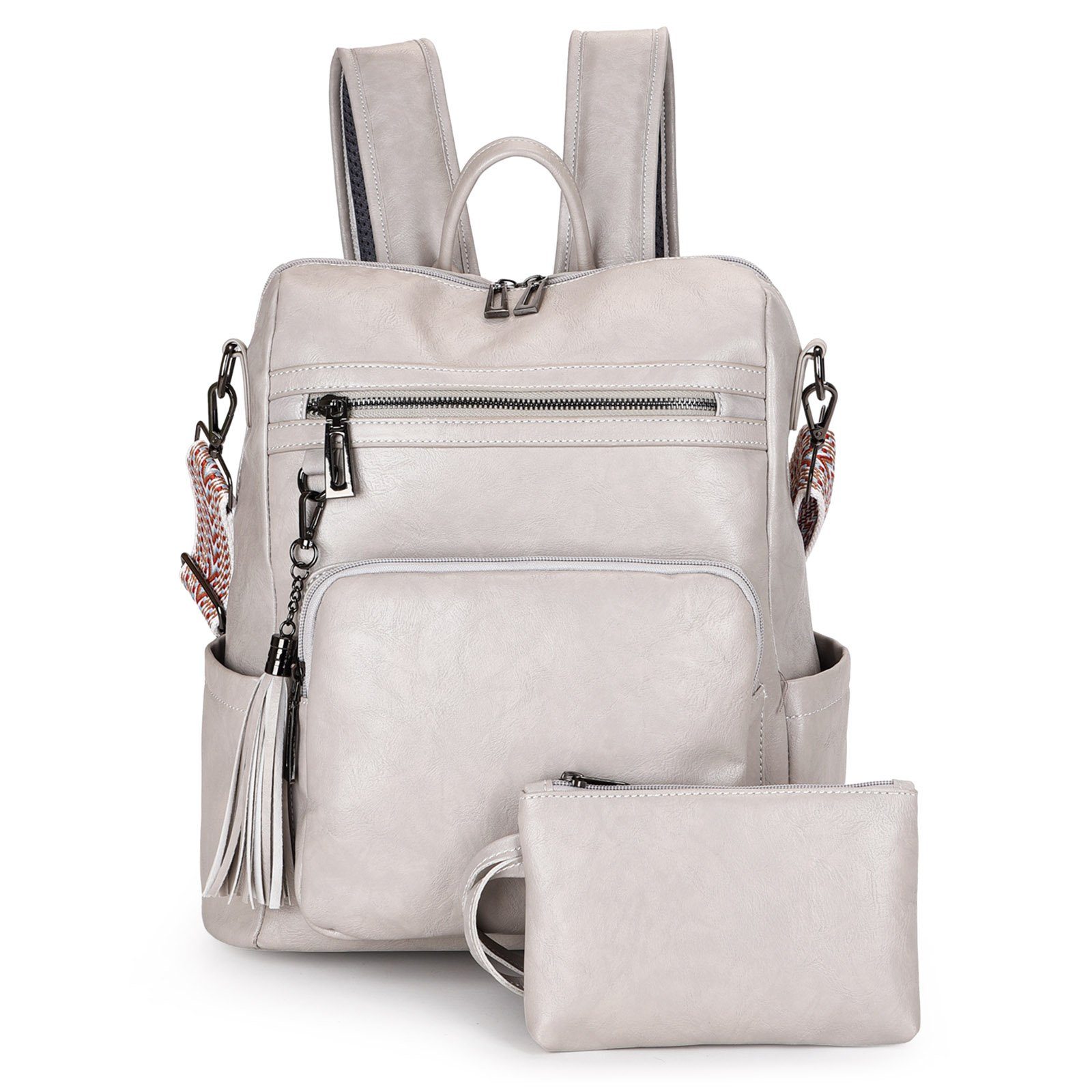 OKWISH Rucksack Damen Rucksack Reiserucksack Kunstleder günstig online kaufen