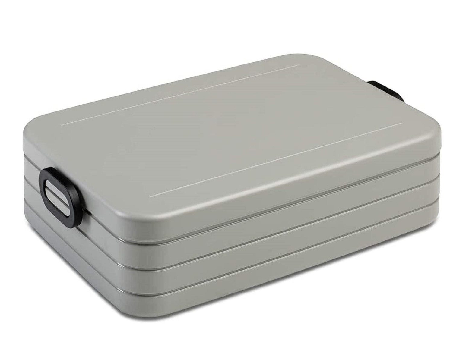 Lunchbox Take a Break Large Silber – Lunchbox mit Trennwand