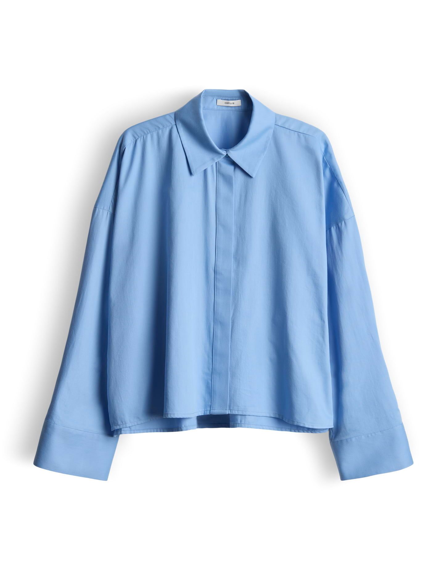 OPUS Hemdbluse FUNDRA Loose aus Baumwoll Popeline weite Passform, glatter G günstig online kaufen