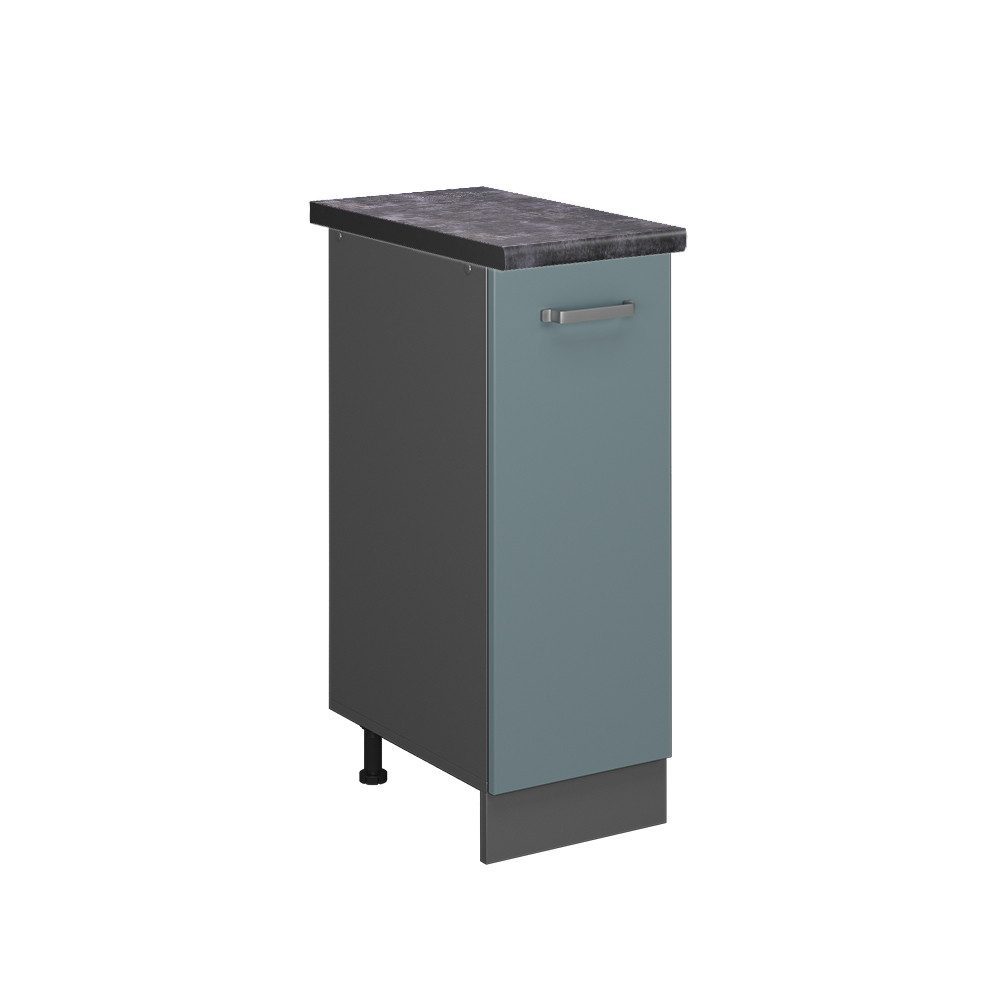 Vicco Apothekerschrank R-Line Blau-Grau/Anthrazit 30 cm AP Anthrazit günstig online kaufen