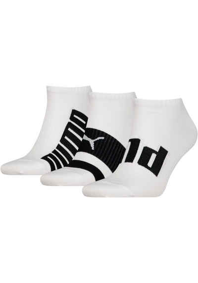 PUMA Sneakersocken Unisex PUMA UNISEX BIG LOGO SNEAKER (Packung, 3-Paar) Short-Socks