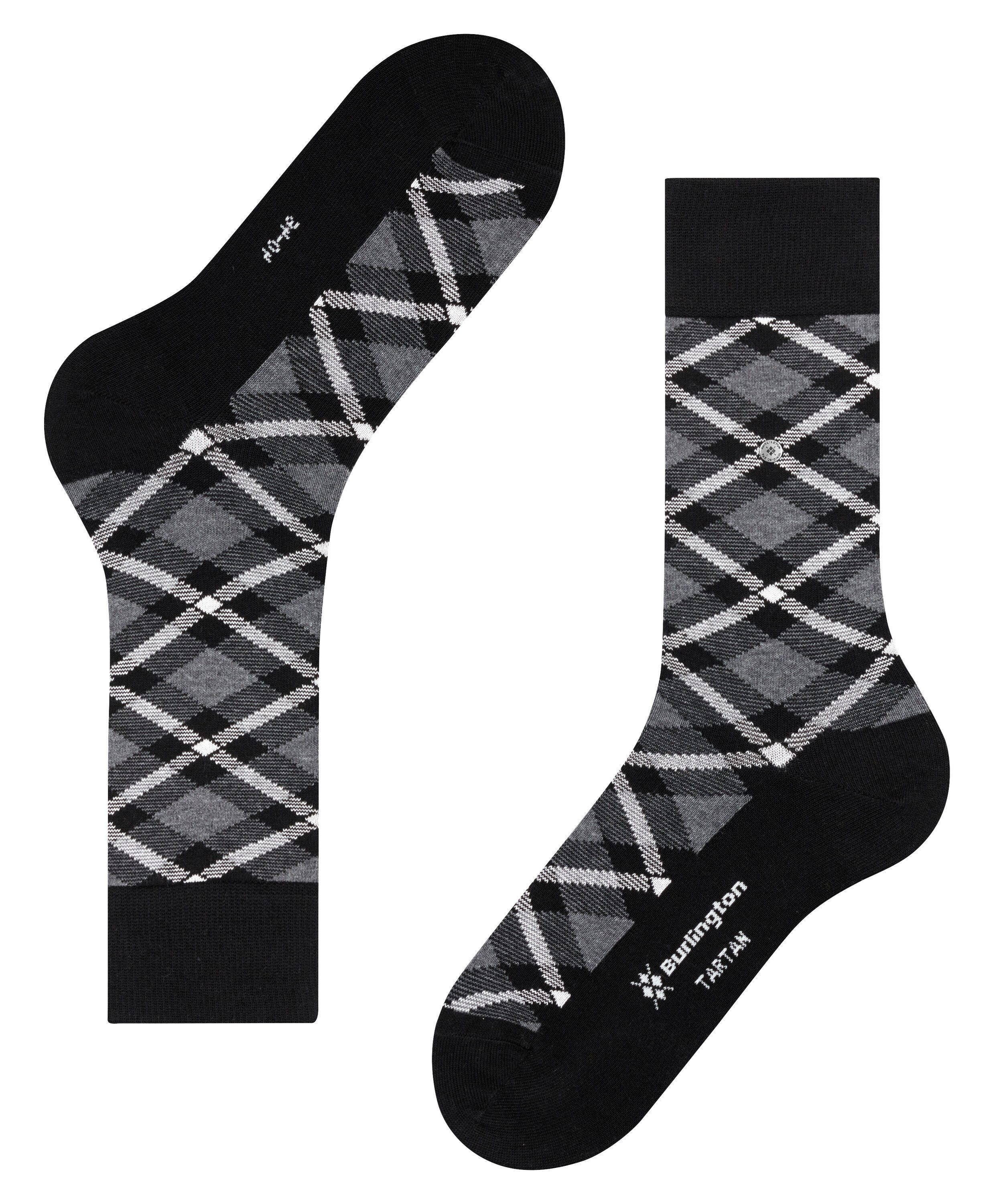 Burlington Socken Tartan Socken mit britischem Traditions-Muster (1-Paar) mit britischem Traditions-Muster