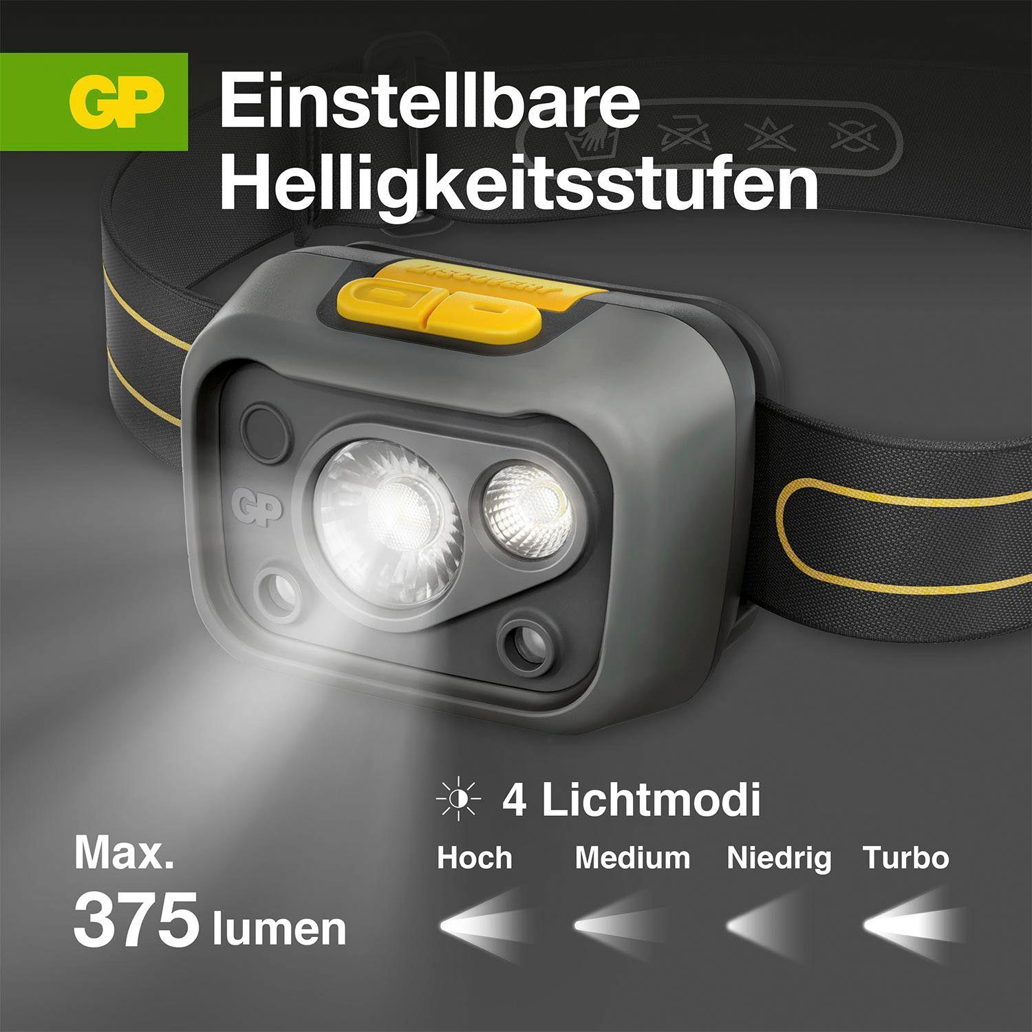GP Discovery GP Batteries (1-St) Stirnlampe CHW54