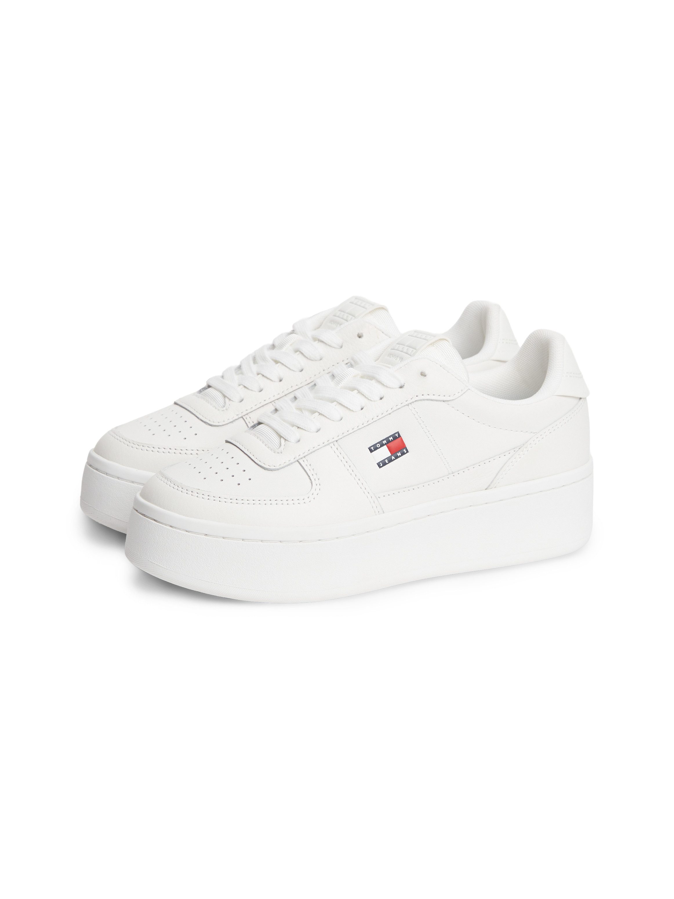 Tommy Jeans ARCHIVE '98 MAX Plateausneaker Freizeitschuh, Halbschuh, Schnürer, seitliche Logoflag