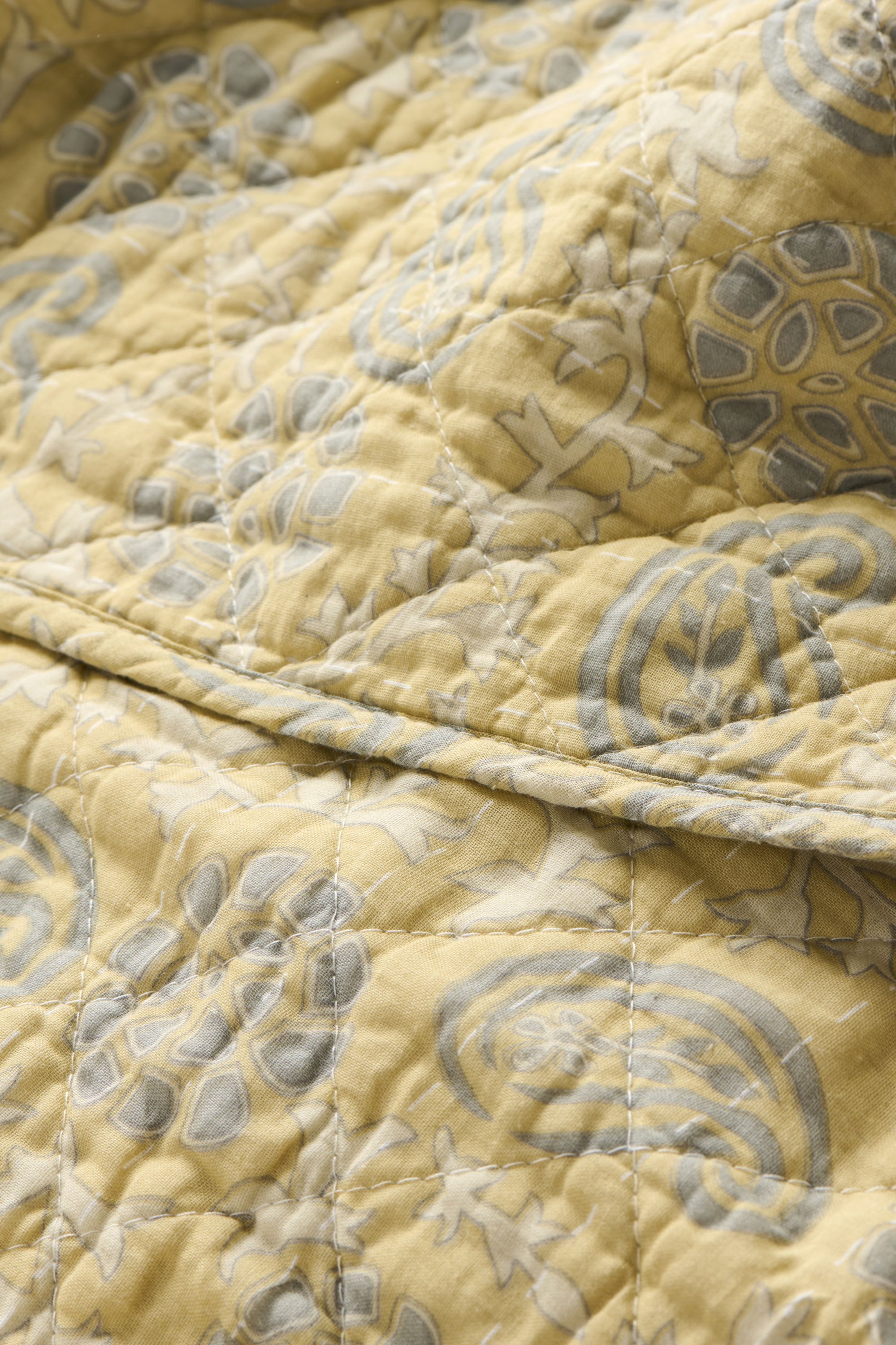 Ib Laursen Tagesdecke Ib Laursen - Decke Quilt Tagesdecke Überwurf 180x130cm Muster Gelb