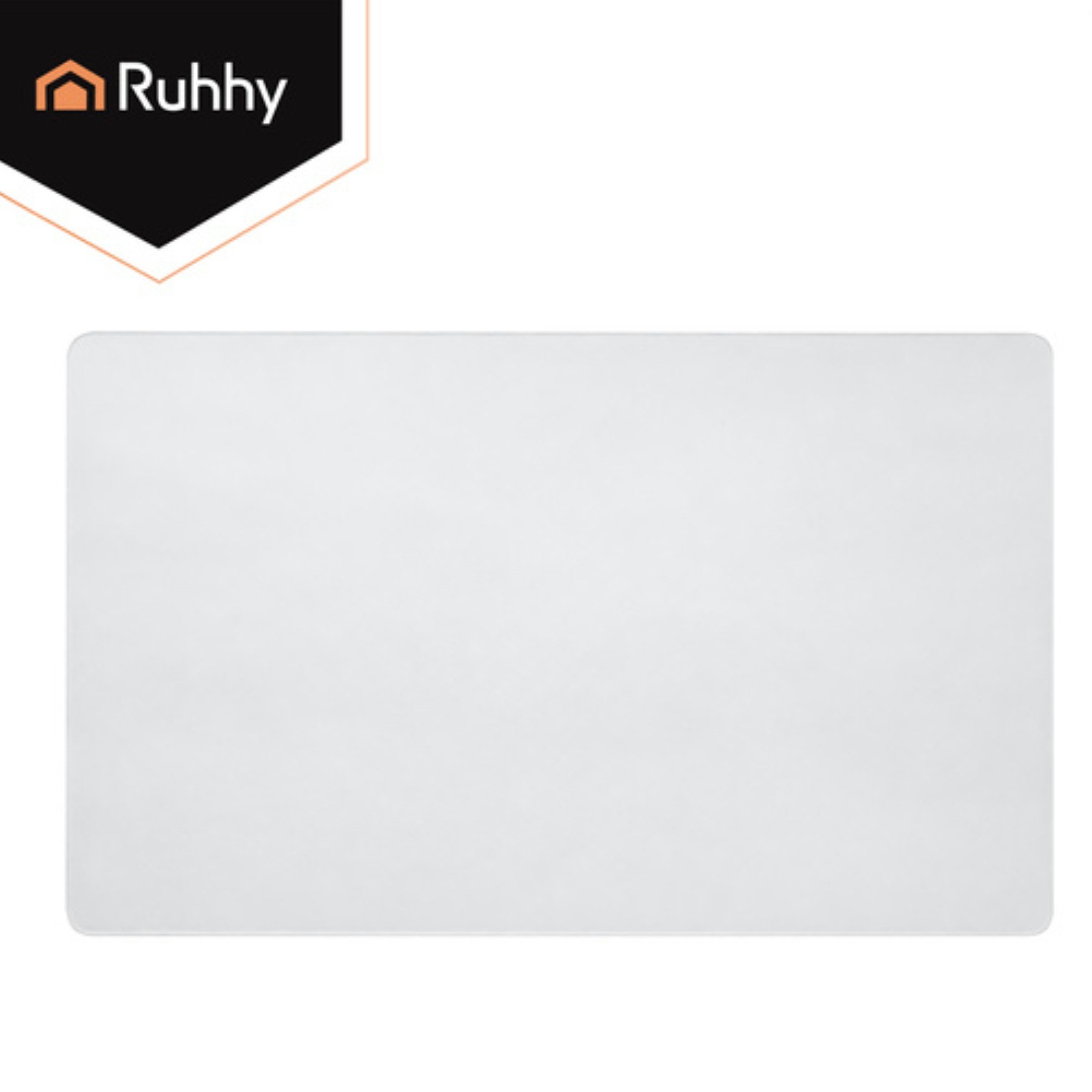 Ruhhy Bodenschutzmatte Bodenschutzmatte Stuhlunterlage 90x130cm transparent PP, Einzel Bodenschutzmatte für Büro Stuhlunterlage, Bodenschutzmatte aus Polypropyl – Bild 4 von 5