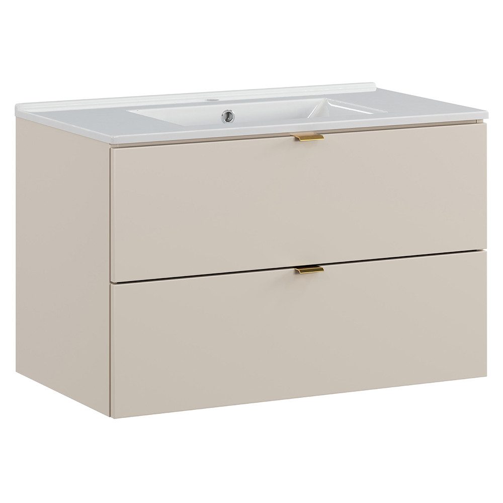 Lomadox Waschtisch DURANGO-56, 80cm mit Keramikwaschbecken, günstig online kaufen
