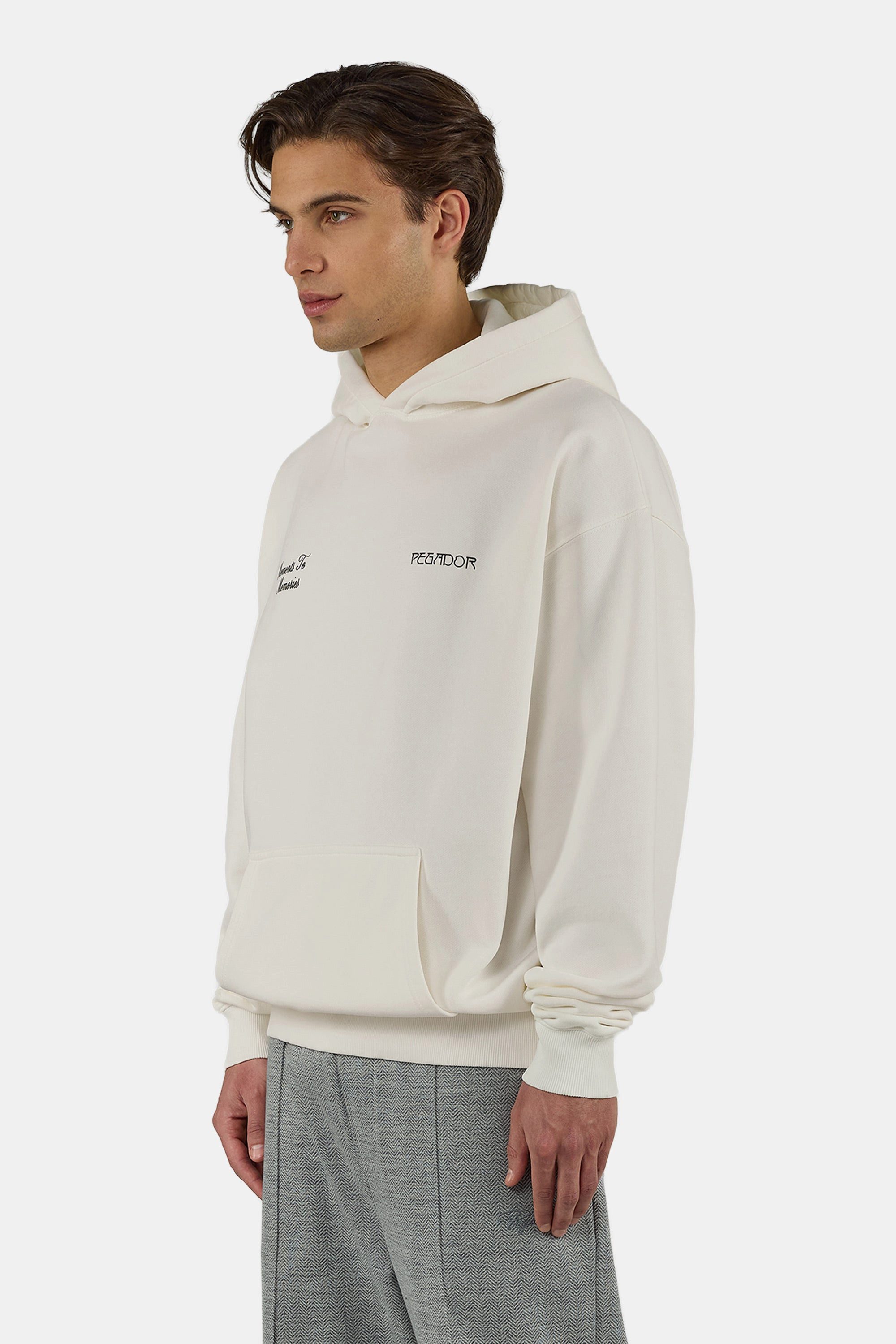 PEGADOR Kapuzensweatshirt Zernez Oversized Hoodie Baumwollmischung, oversize