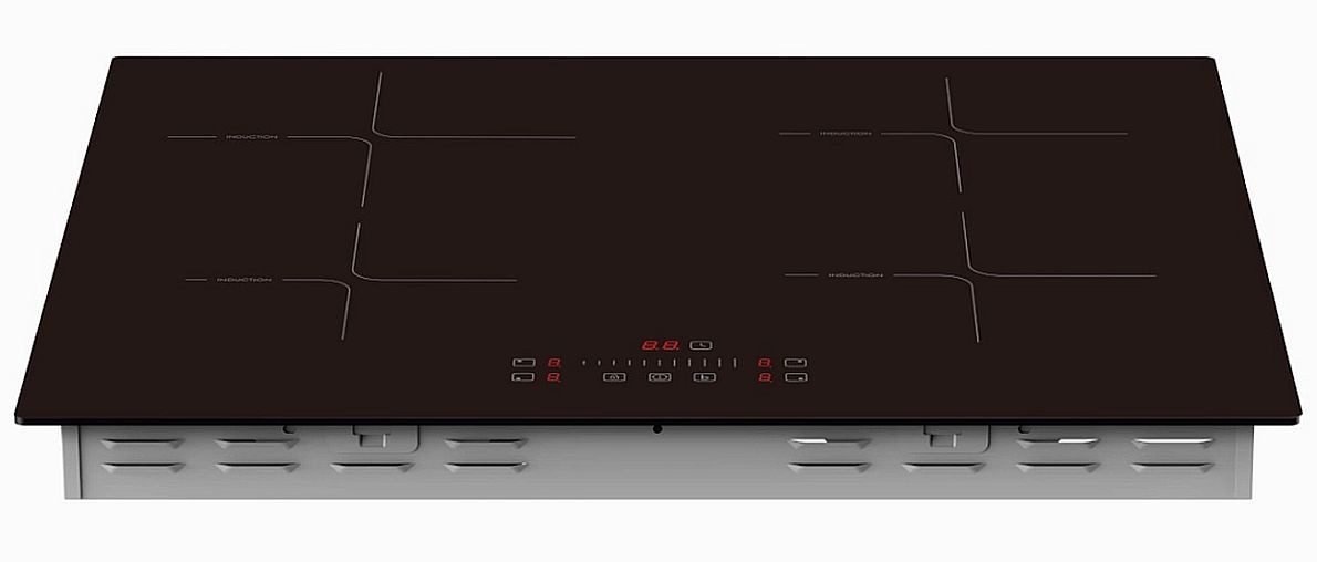BOSCH Backofen-Set Teleskopauszug Versenkknebel Hydrolyse + PKM Induktionskochfeld Slider, mit 1-fach Teilauszug, Hydrolyse EcoClean Direct