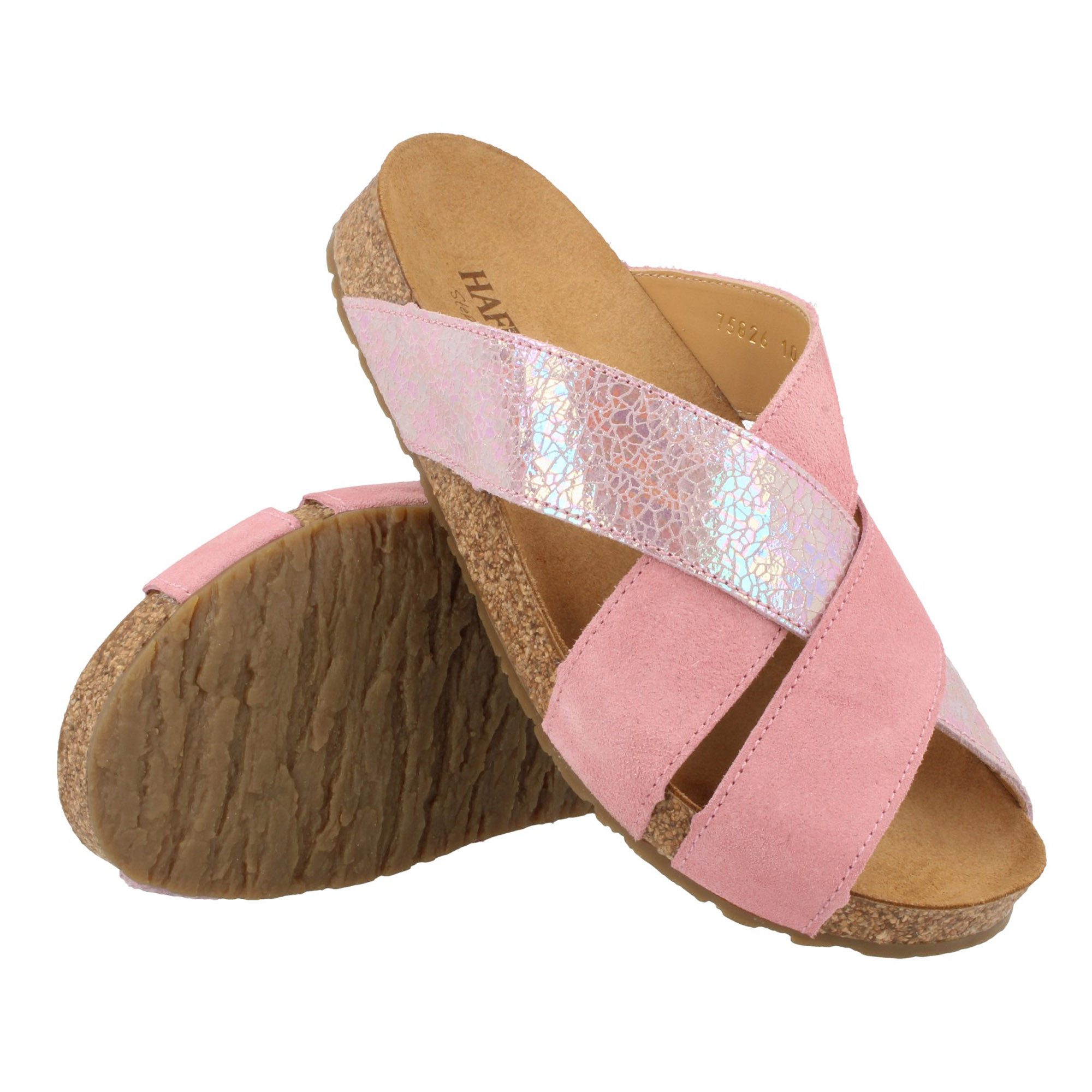 Haflinger Bio Como Sommer Sandale aus Leder Hausschuh Unisex Hausschuh – Bild 2 von 2