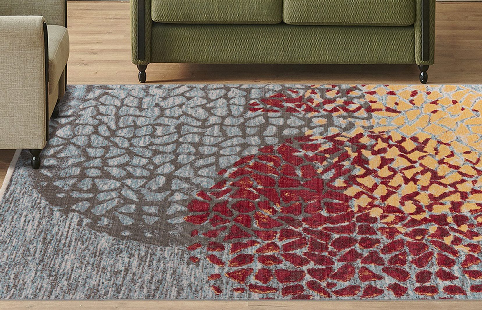 Kayoom Teppich Milan 425, rechteckig, Höhe: 5 mm, ca. 436.800 Points/qm, Kurzflorteppich, weiche Haptik, hochwertig