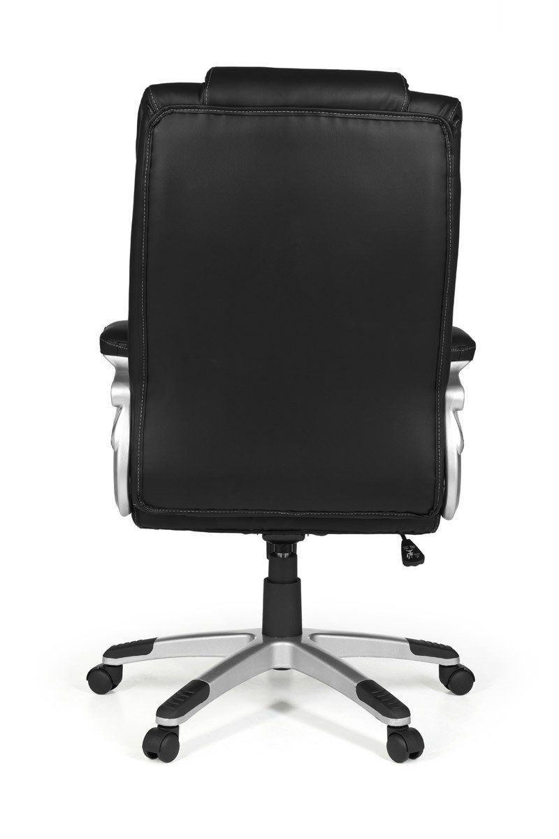| Hoher Sitzhaltung&Lendenwirbelstütze Chefsessel Schwarz mit Arbeitssessel KADIMA Schwarz DESIGN optimaler