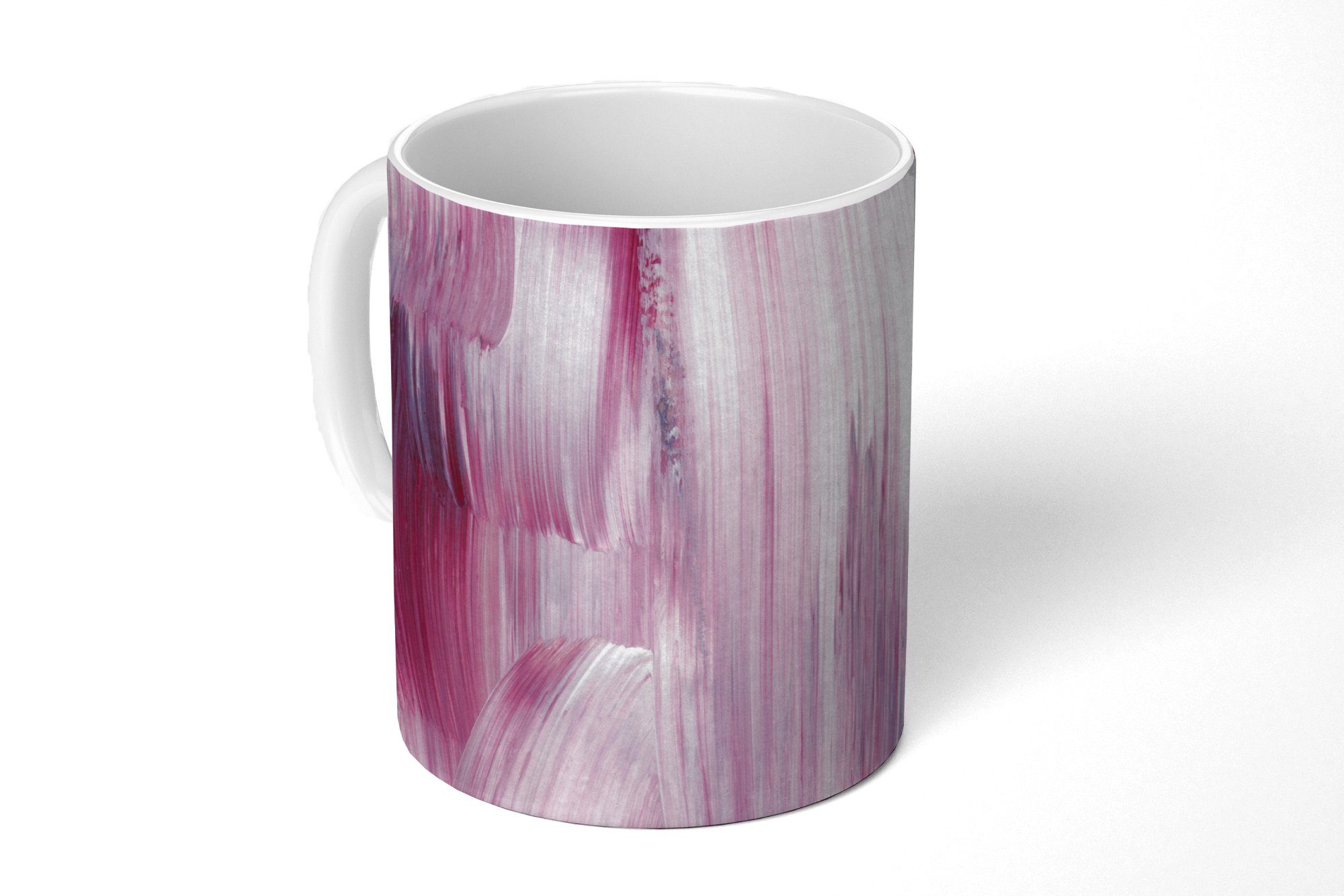 - Becher, Rosa, Keramik, MuchoWow - Teetasse, Tasse Kaffeetassen, Farbe Farben Teetasse, Geschenk